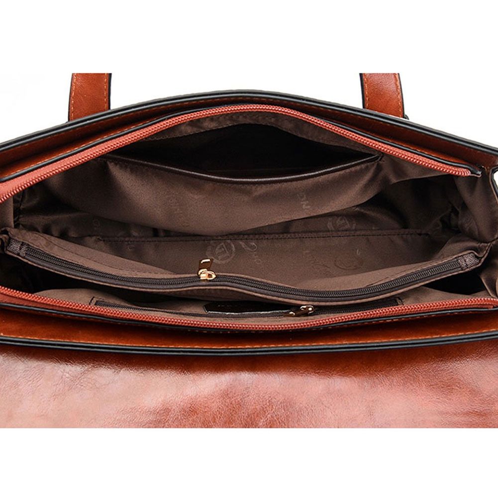 Leather Luxury Crocodile Leather Handbags Designer Vintage Street Size ONE SIZE - 4 Thumbnail
