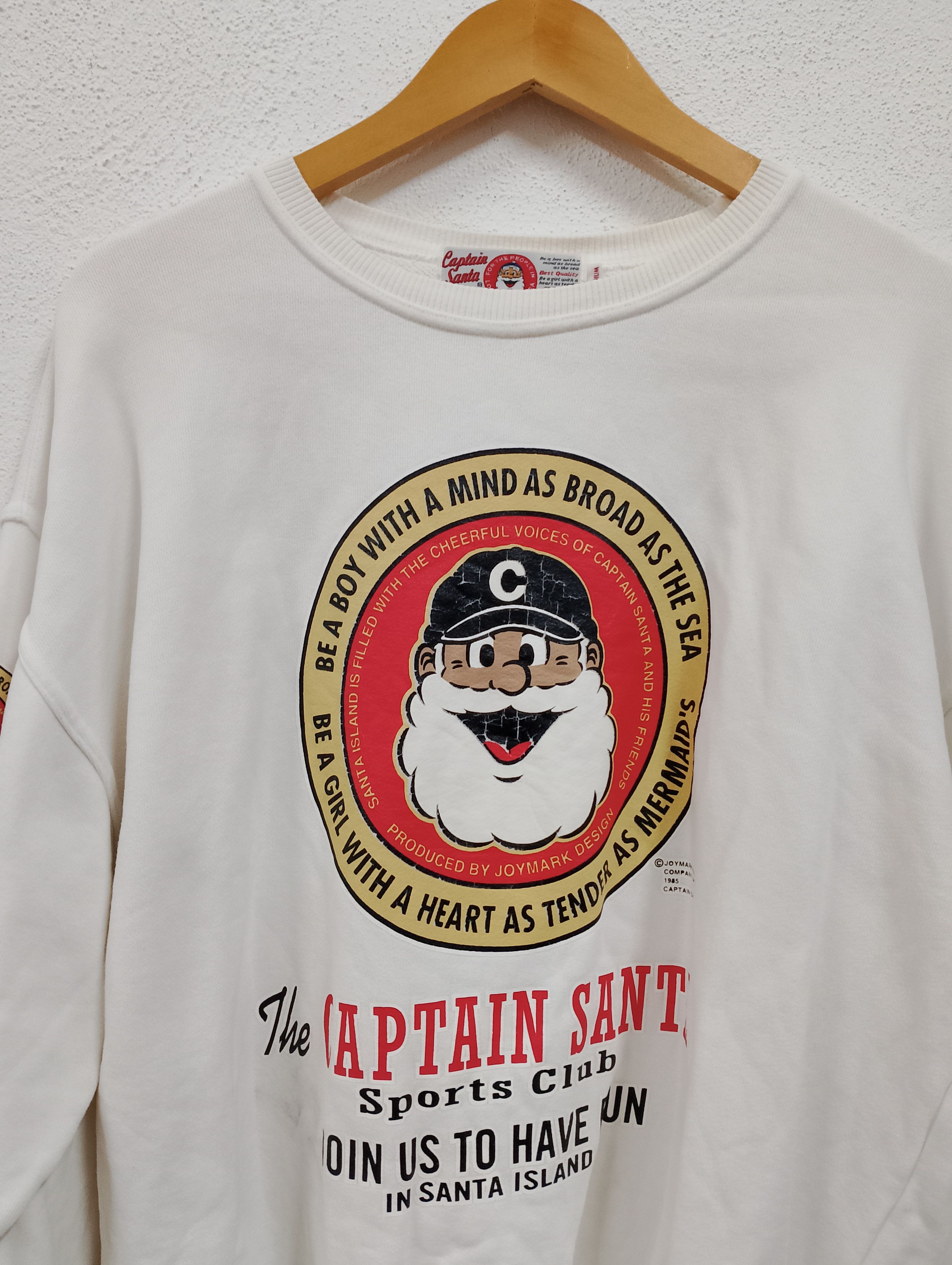Japanese Brand Vintage Captain Santa Sweatshirt Joymark Design 1985 Size US M / EU 48-50 / 2 - 4 Thumbnail