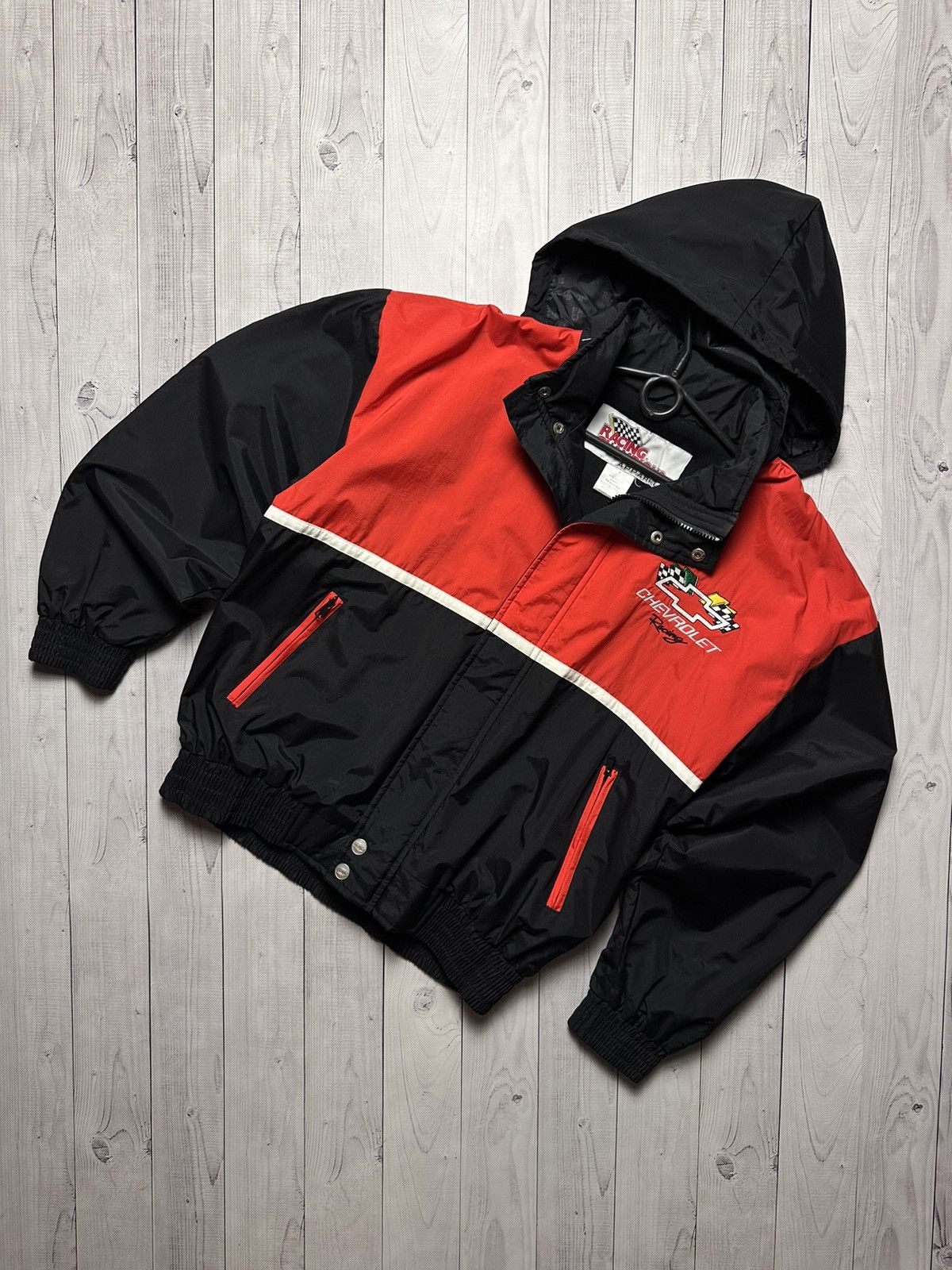 Vintage Vintage Racing jacket Chevrolet NASCAR rare size S/M Size US S / EU 44-46 / 1 - 2 Thumbnail