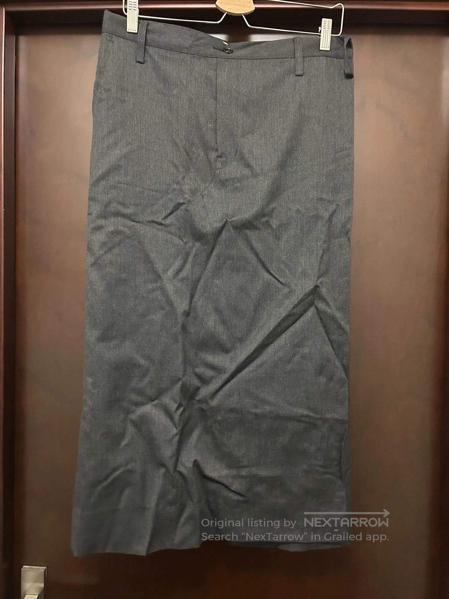 Comme des Garcons CDG GANRYU Gray Wool Wrap Skirt. Size 28" / US 6 / IT 42 - 1 Thumbnail