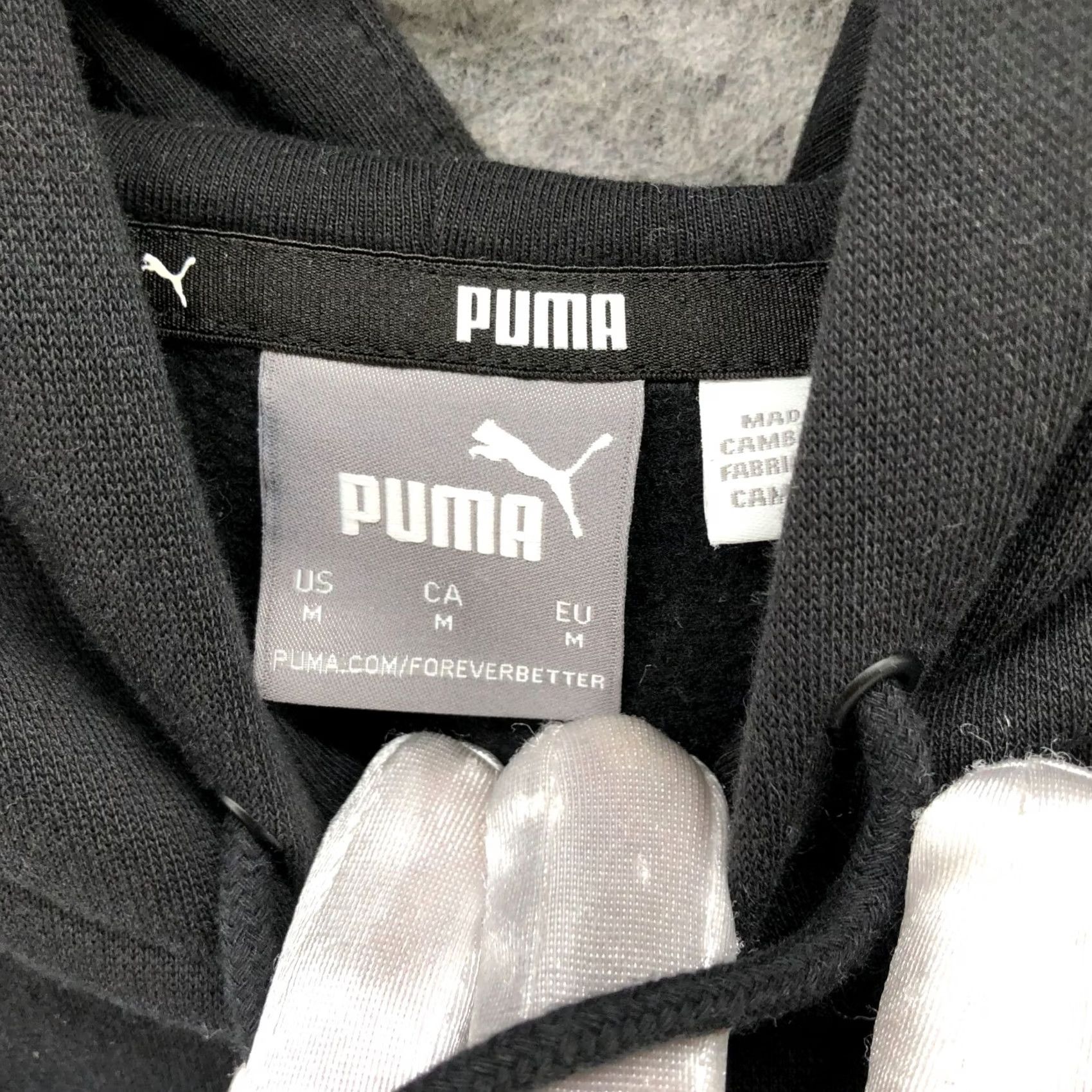 Puma PUMA Pullover Hoodie Mens M Black Logo Kangaroo Pocket Sweatshirt SE Way 1 Size US M / EU 48-50 / 2 - 3 Thumbnail