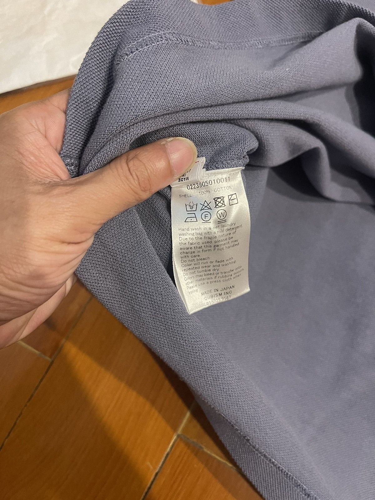 Visvim visvim 23ss ict jumbo weller dmgd polo size1 blue Size US S / EU 44-46 / 1 - 5 Thumbnail