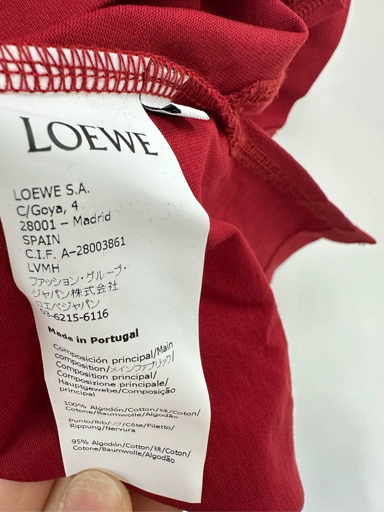 Loewe LOEWE Red short sleeves Size M / US 6-8 / IT 42-44 - 6 Thumbnail