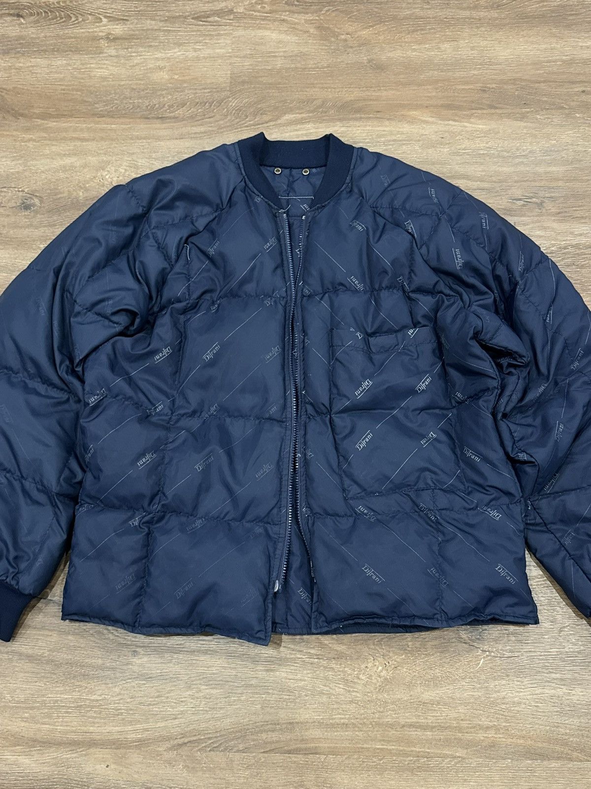Vintage Vintage Difrani Quilted Winter Puffer Jacket Size US M / EU 48-50 / 2 - 2 Thumbnail