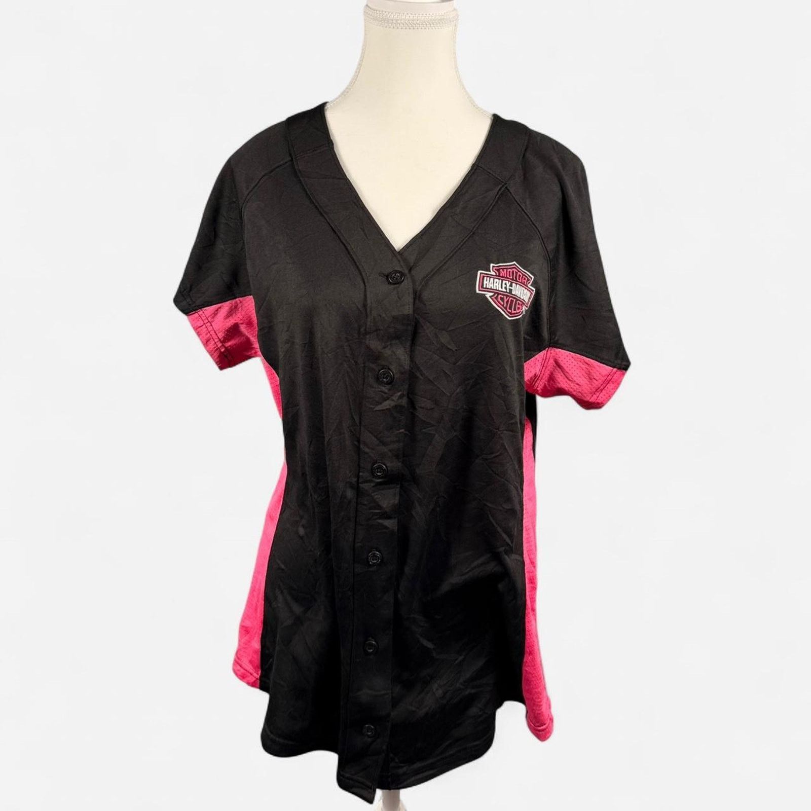 Harley Davidson Black and pink harley davidson Size XL / US 12-14 / IT 48-50 - 6 Thumbnail