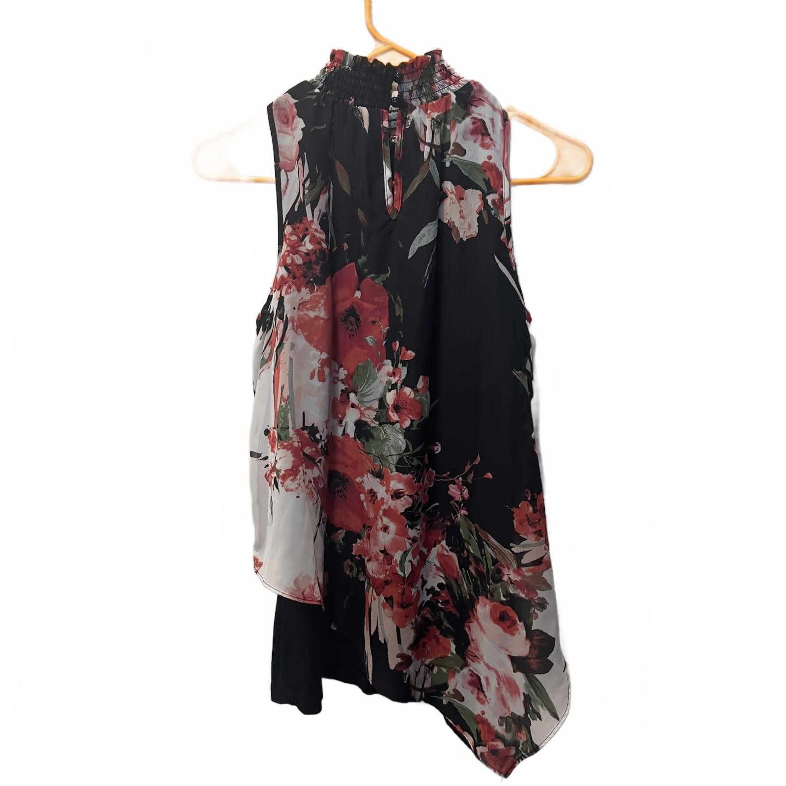 Other IN San Francisco Women's Floral Sleeveless Blouse Size S Size S / US 4 / IT 40 - 2 Thumbnail