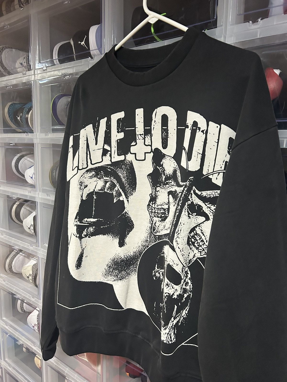 Designer × Vintage LIVE TO DIE BRAND NEW CREW Size US S / EU 44-46 / 1 - 4 Thumbnail