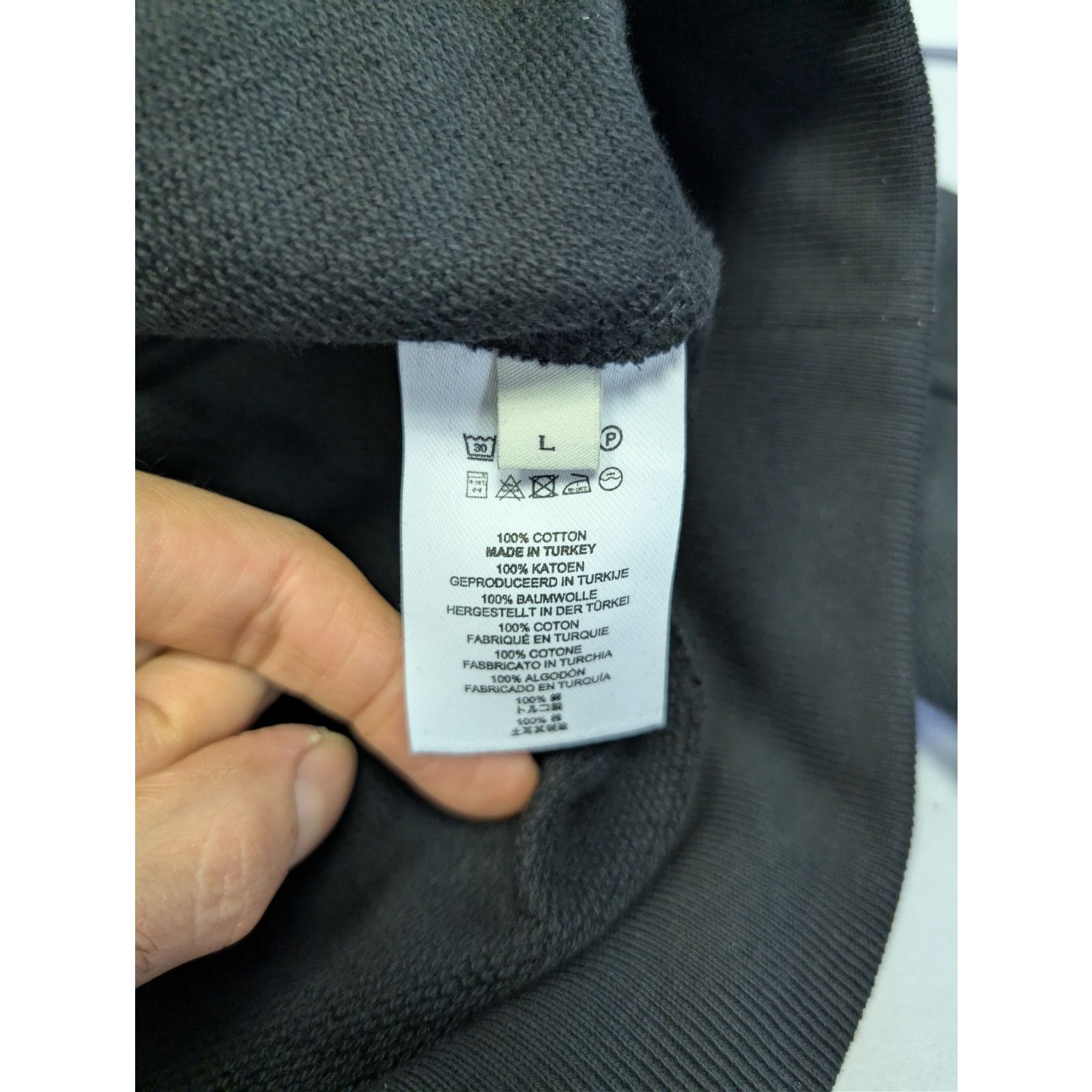 Dries Van Noten o1rshd1 Harson cotton jersey sweatshirt Sweater in Black L Size US L / EU 52-54 / 3 - 16 Thumbnail