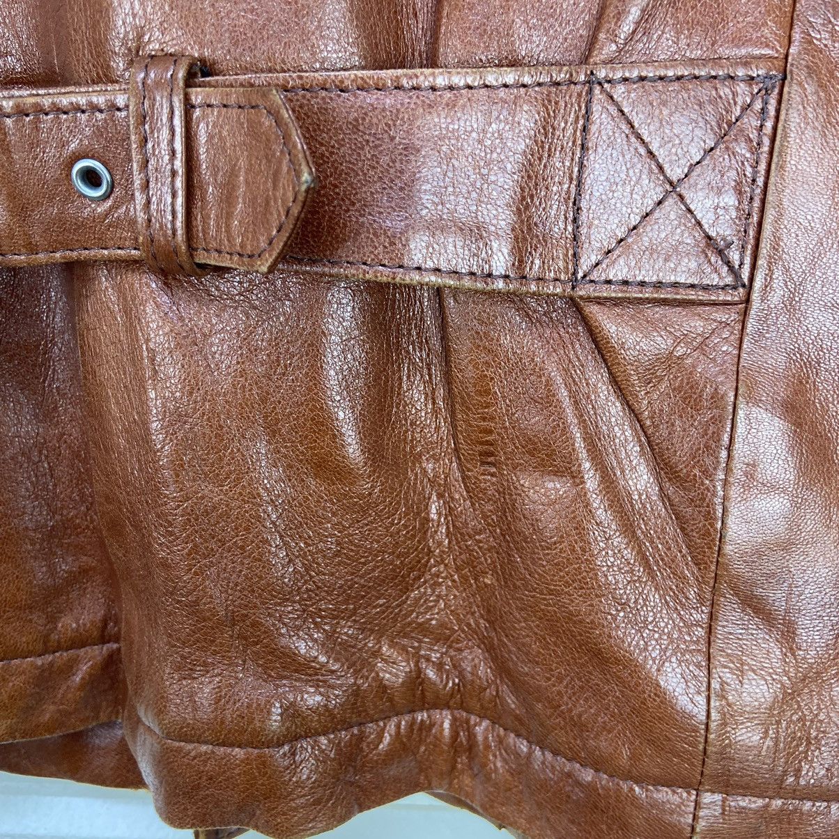 Japanese Brand Vtg Antelope Makigami Tokyo Original Leather Buckle Back Size US M / EU 48-50 / 2 - 13 Thumbnail