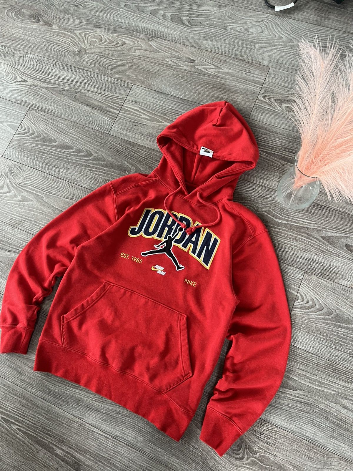 Jordan Brand × Nike ‼️Nike Air Jordan Jump Man Big Logo Hoodie Size US S / EU 44-46 / 1 - 8 Thumbnail