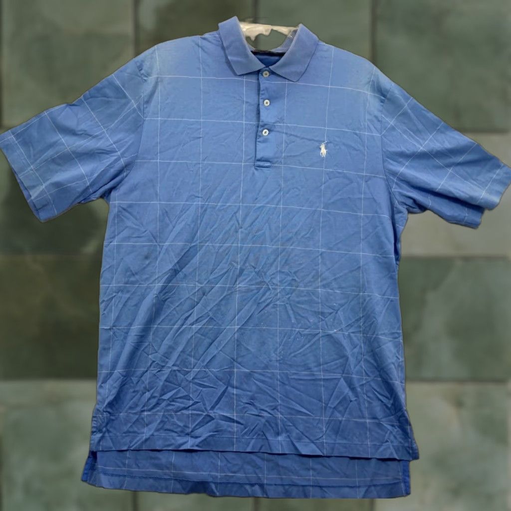 Ralph Lauren Polo Golf Ralph Lauren Shirt Mens Large Blue 100% Cotton Size US L / EU 52-54 / 3 - 1 Thumbnail