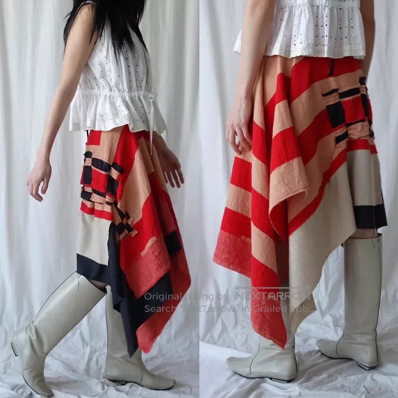 Comme des Garcons Comme Des Garcons size one-size-fits-all Ripstop Plaid Pat Size 24" / US 00 / IT 34 - 2 Thumbnail