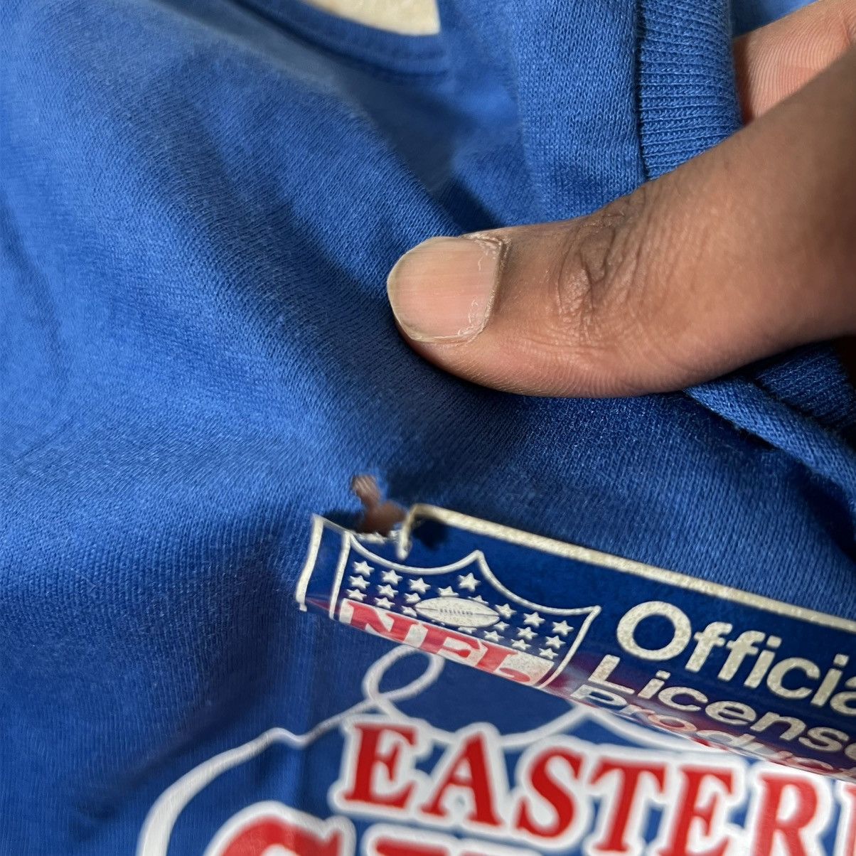 Trench USA Vtg Trench Buffalo Bills 1988 AFC Championship Tshirt XL NFL Size US XL / EU 56 / 4 - 4 Thumbnail