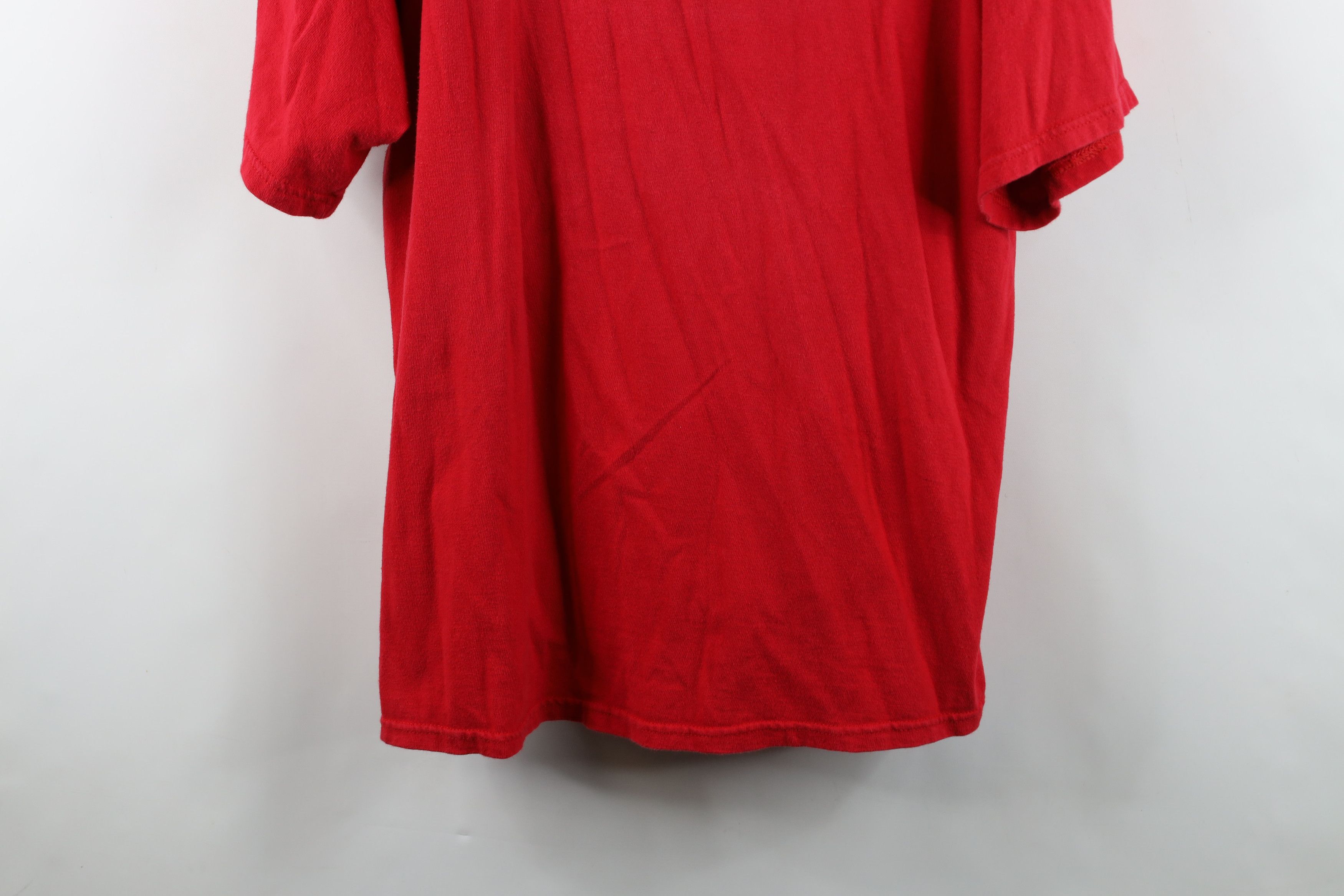 Champion Vintage 90s Champion Classic Logo Jersey Knit T-Shirt Red Size US XL / EU 56 / 4 - 3 Thumbnail