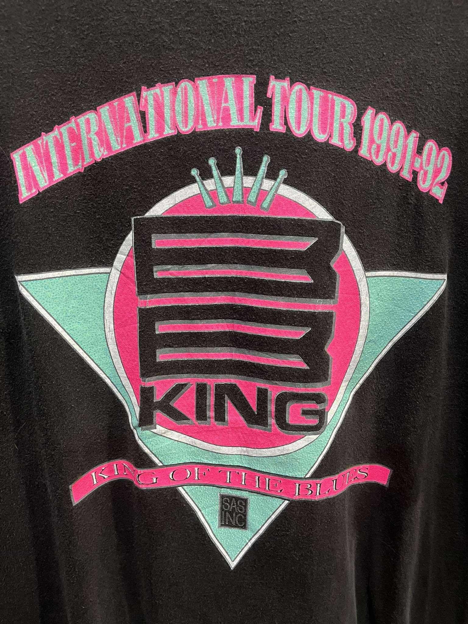 Band Tees B.B. King International Tour Tee 1991-92s Size US XL / EU 56 / 4 - 2 Thumbnail
