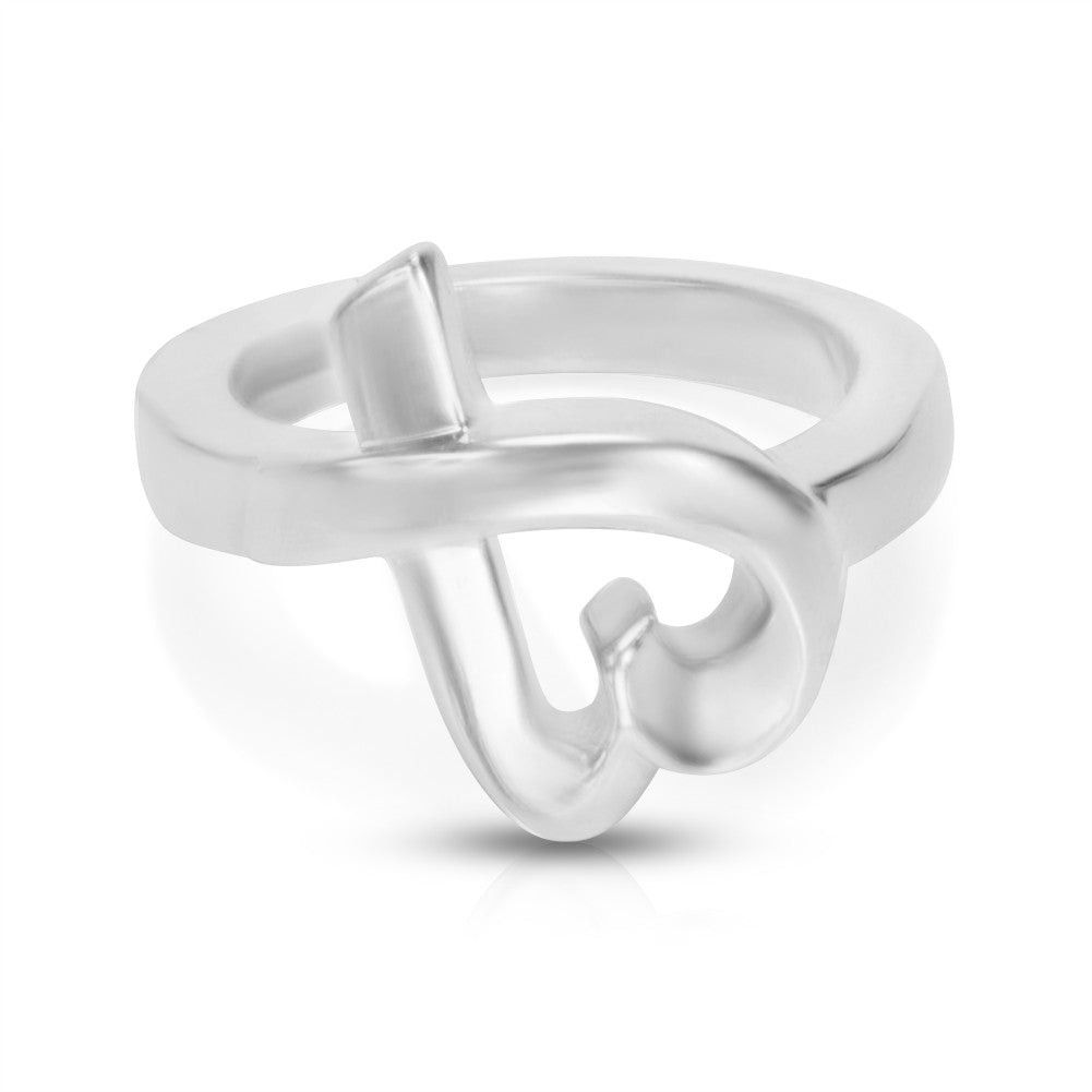 Tiffany & Co Paloma Picasso Loving Heart Ring in Sterling Silver