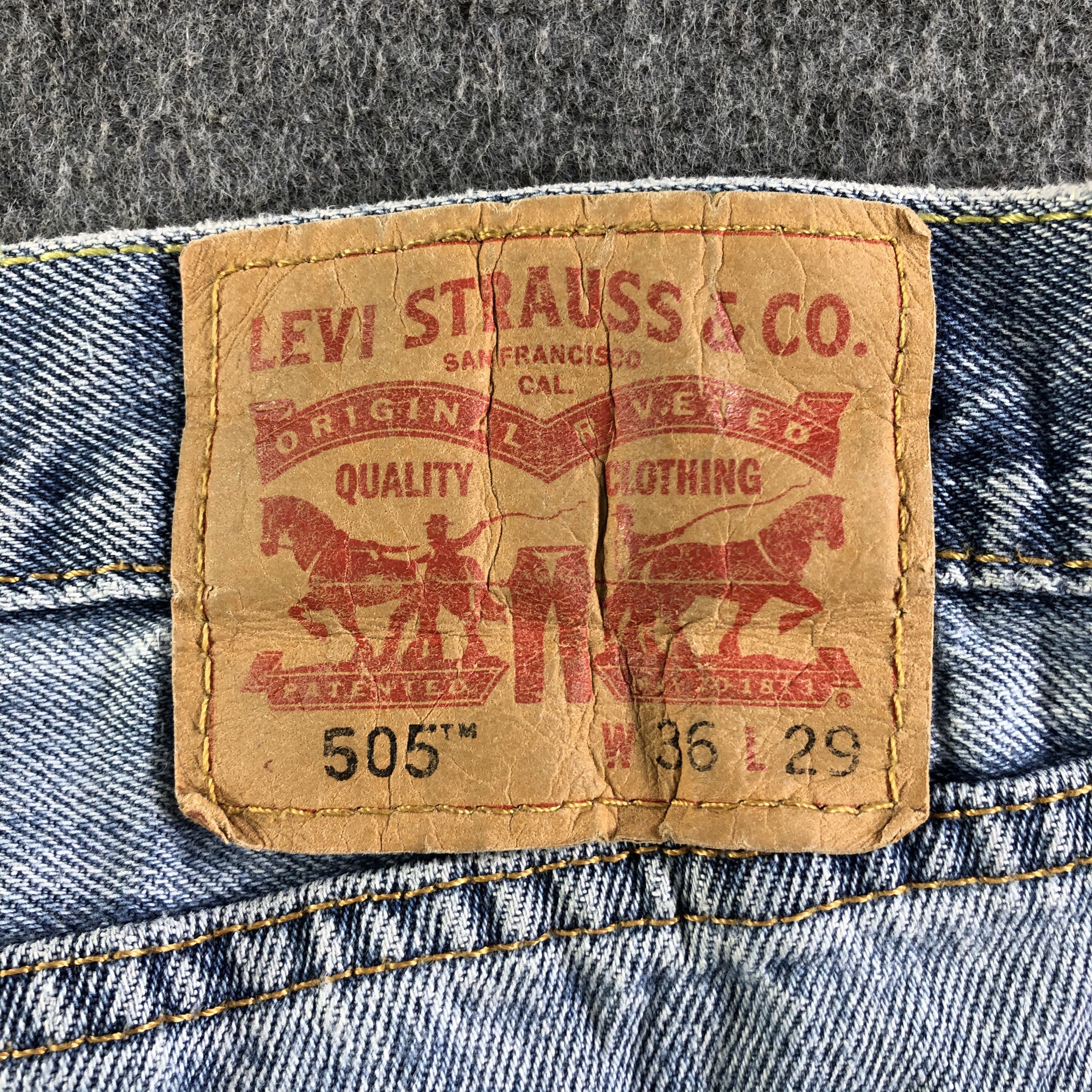 Levi's Vintage Light Wash Levis 505 Jeans-J4326 Size US 36 / EU 52 - 5 Thumbnail
