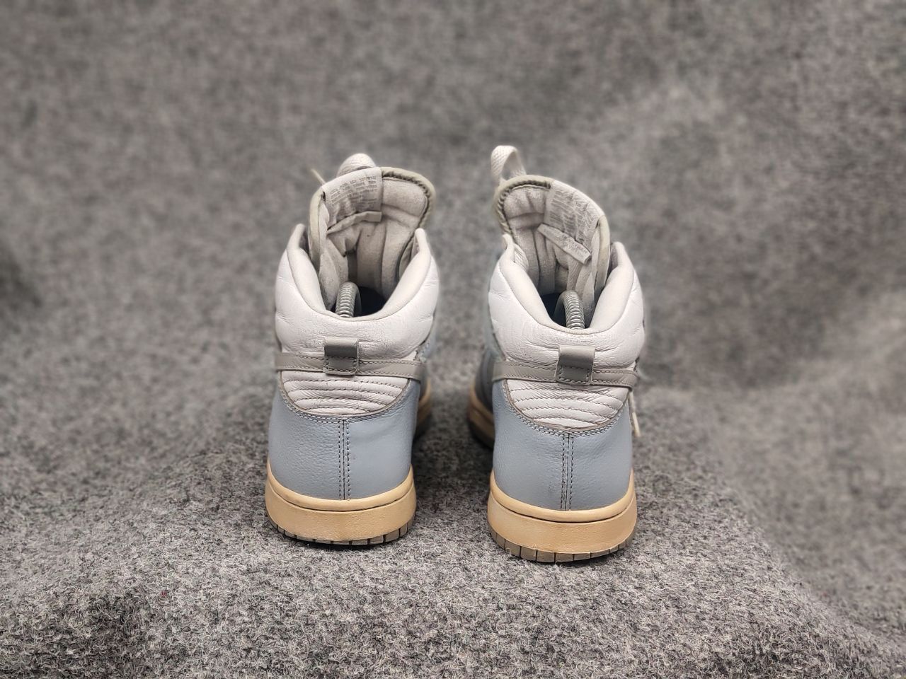Nike Vintage 2005 Nike Dunk High Blue Gray Leather Sneakers Size US 8 / IT 38 - 14 Thumbnail