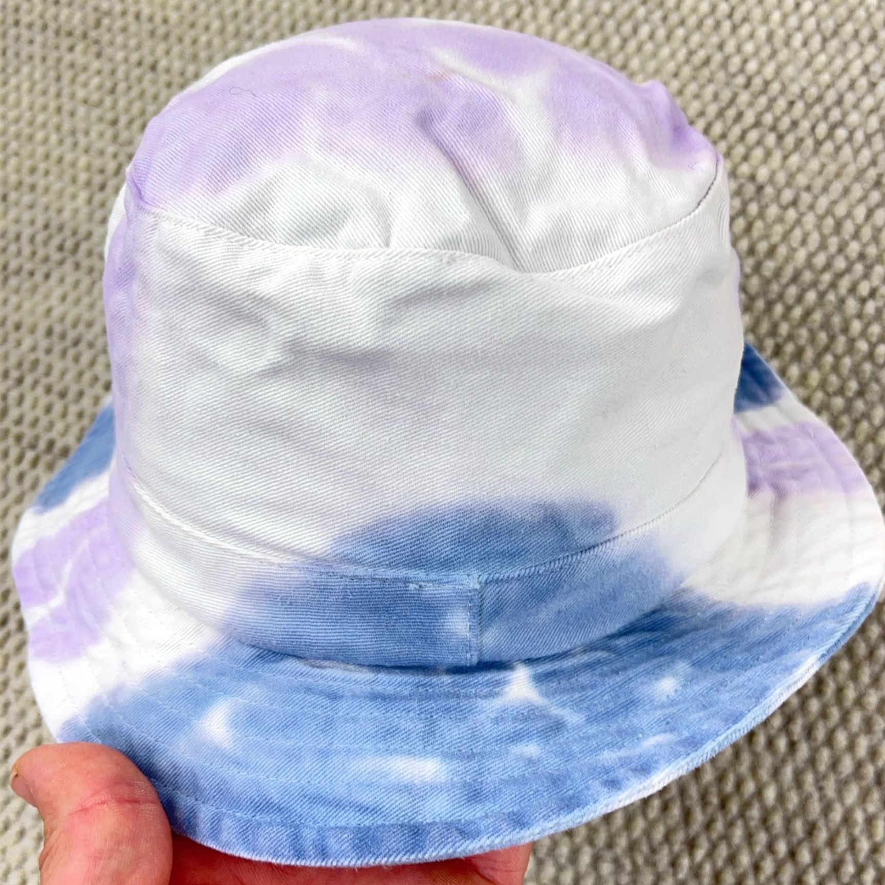 Adidas Adidas Bucket Hat Cap Multicolor Blue Purple Tie Dye Adult mens Rainbow Logo Outdoor Sports Casual Bucket Hat Size ONE SIZE - 6 Thumbnail