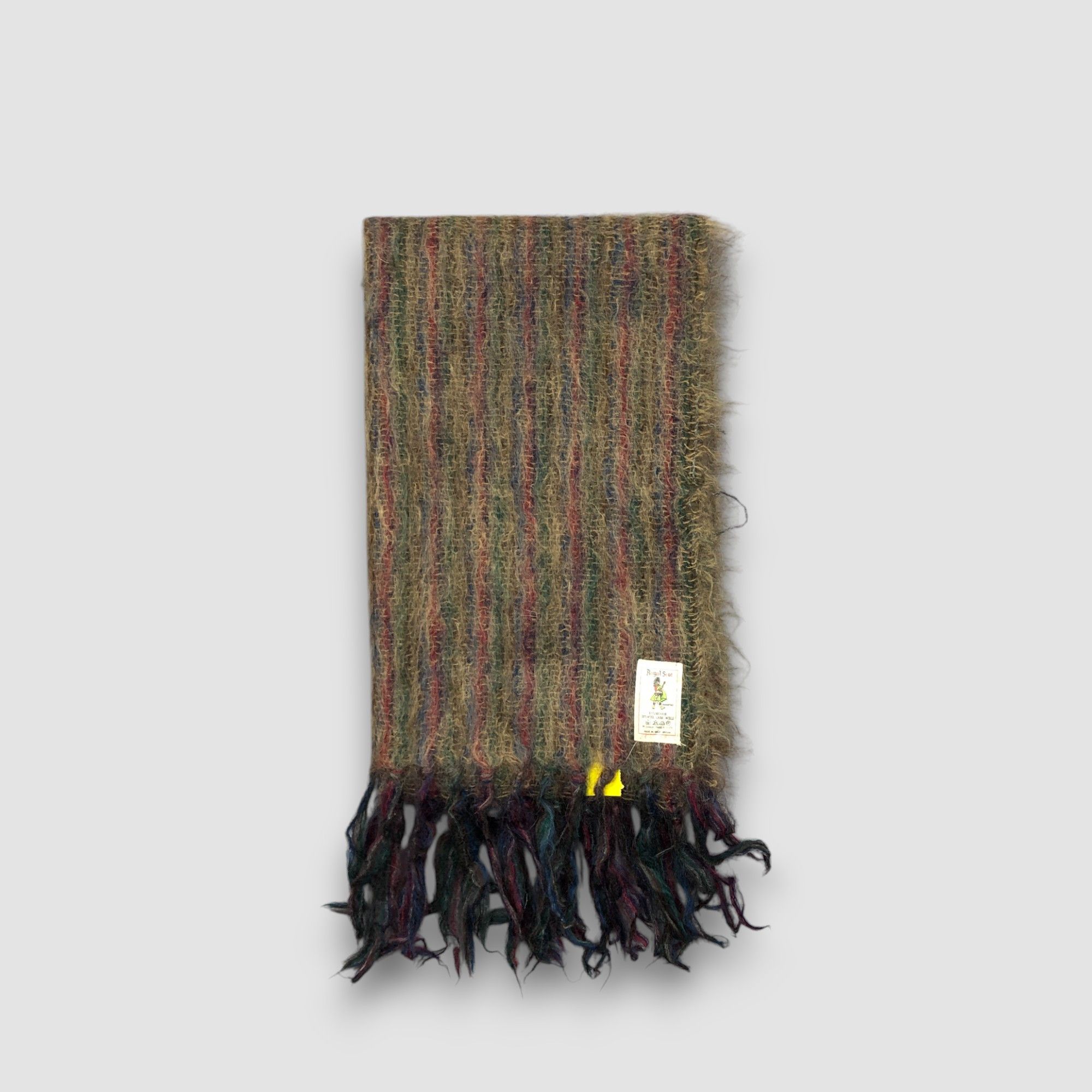 Japanese Brand Vintage Royal Scot Scarf Muffler Wool Mohair Scarves Size ONE SIZE - 3 Thumbnail