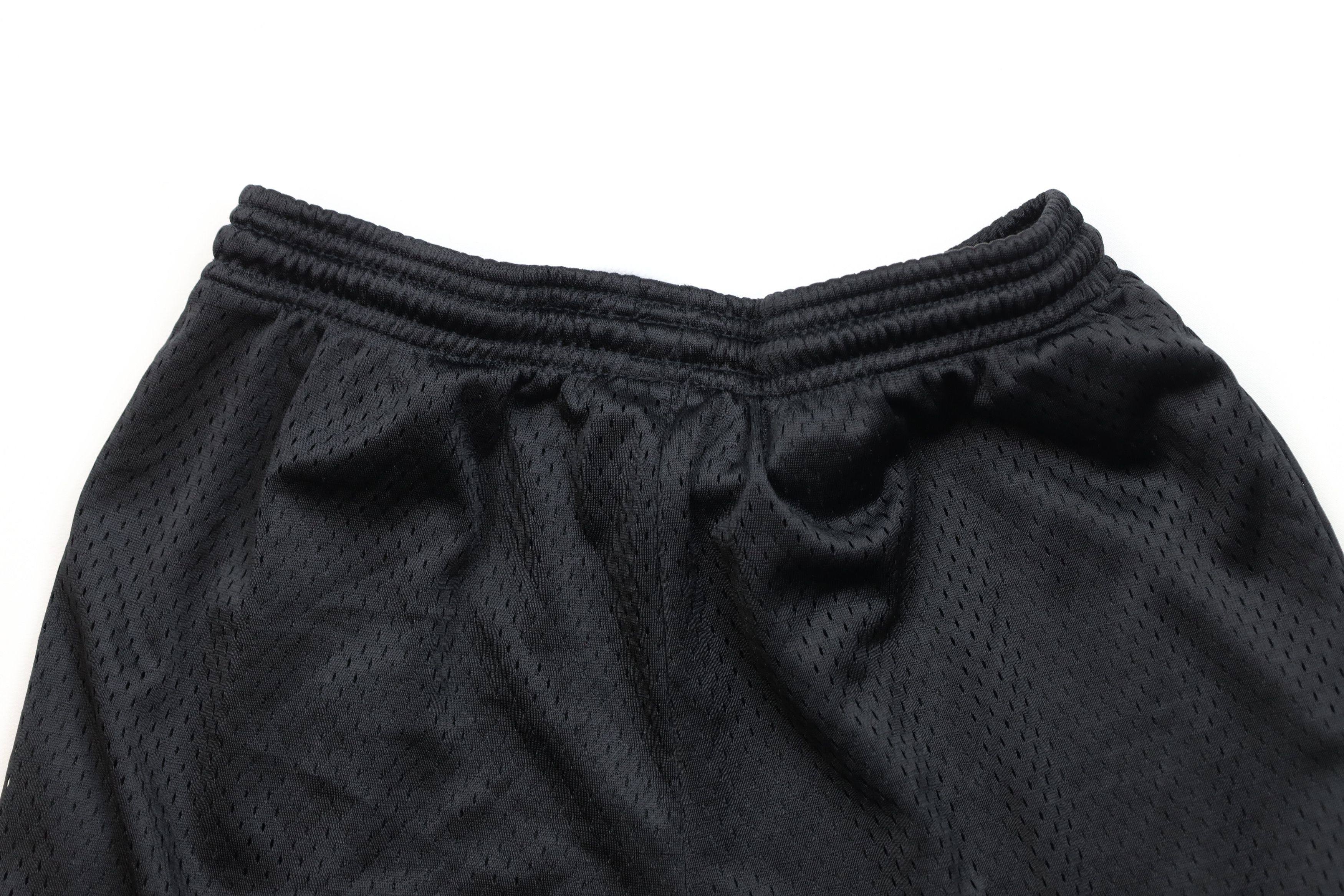 Champion Vintage Champion Logo Mesh Above Knee Shorts Black Polyester Size US 30 / EU 46 - 9 Thumbnail