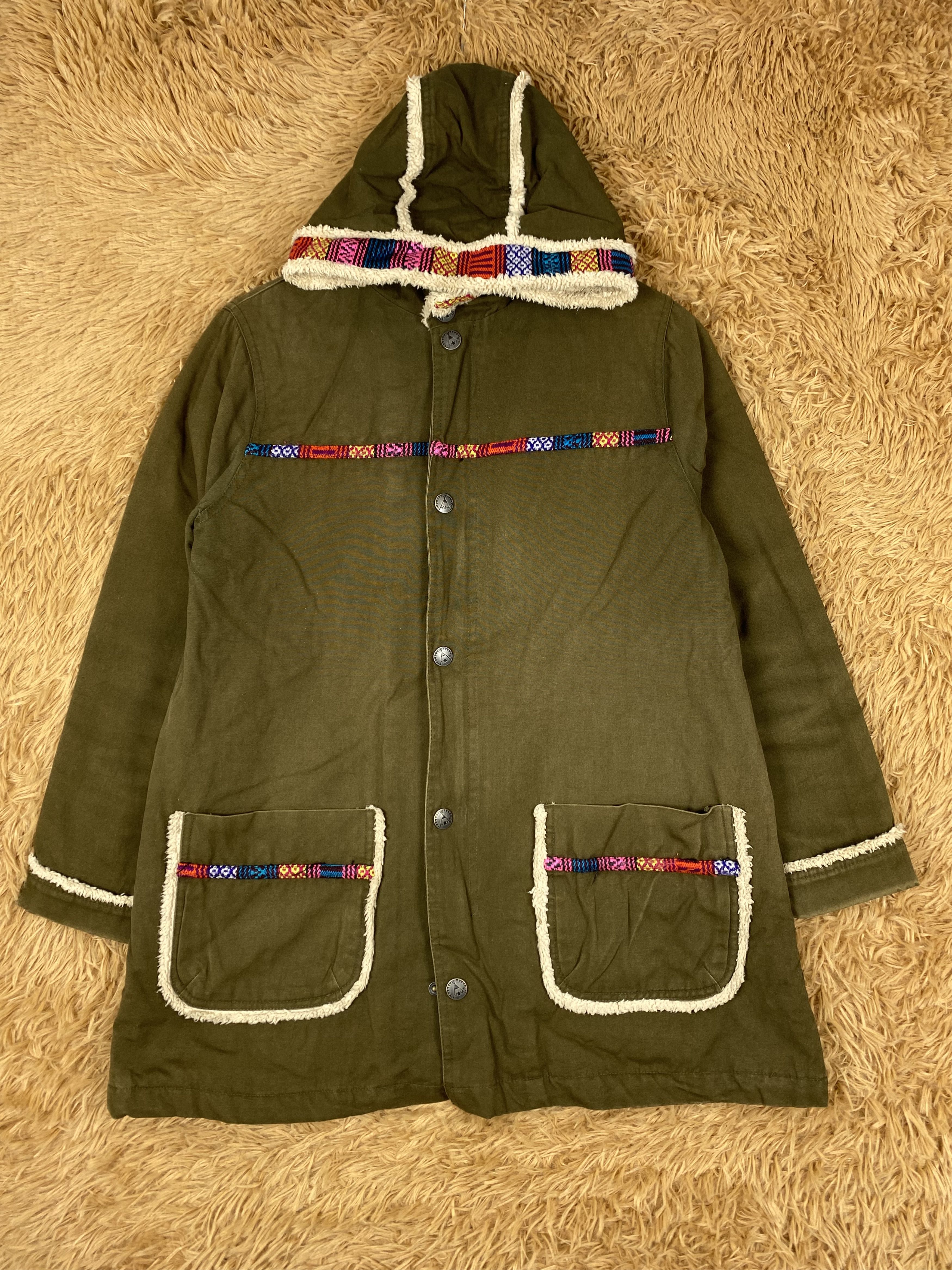 Japanese Brand Vintage Titicaca Fleece Lining Jacket DJ0945 Size US M / EU 48-50 / 2 - 1 Thumbnail