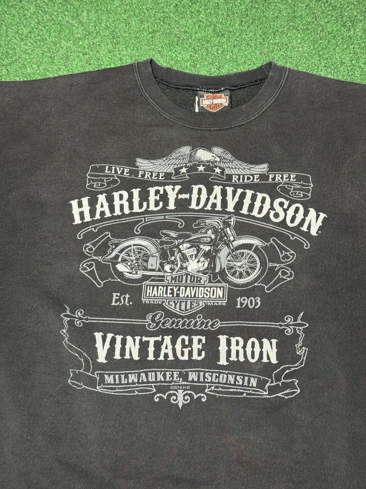 Harley Davidson Harley Davidson Crewneck Motorcycle Biker XL Sweatshirt Size US XL / EU 56 / 4 - 2 Thumbnail