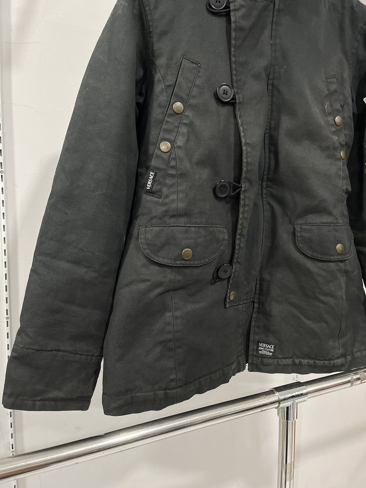 Versace Jeans Couture Versace Jeans Couture Fur Parka Canvas Duck Material Size US L / EU 52-54 / 3 - 6 Thumbnail