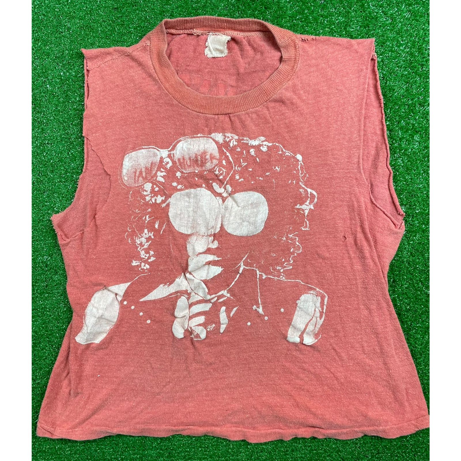 Band Tees × Vintage Vintage 80s Ian Hunter Band Shirt Central Park Chopped USA Size US S / EU 44-46 / 1 - 3 Thumbnail