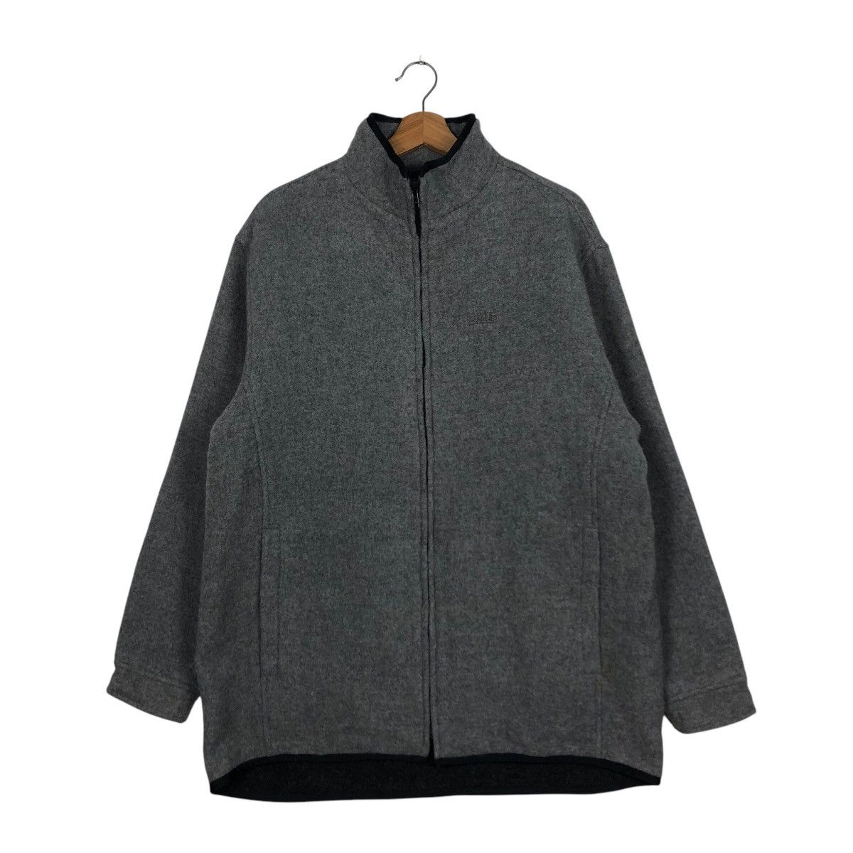 Japanese Brand 📌Rich Grey Wool Zipper Biker Jacket Depleted Issey Miyake Size US M / EU 48-50 / 2 - 2 Thumbnail