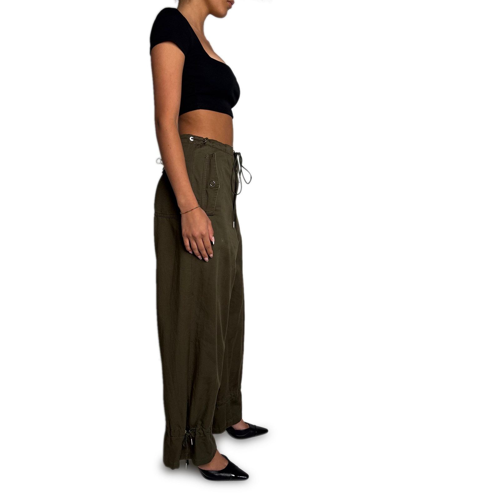Dion Lee Green Cargo Pants Size 25" / US 0 / IT 36 - 3 Thumbnail