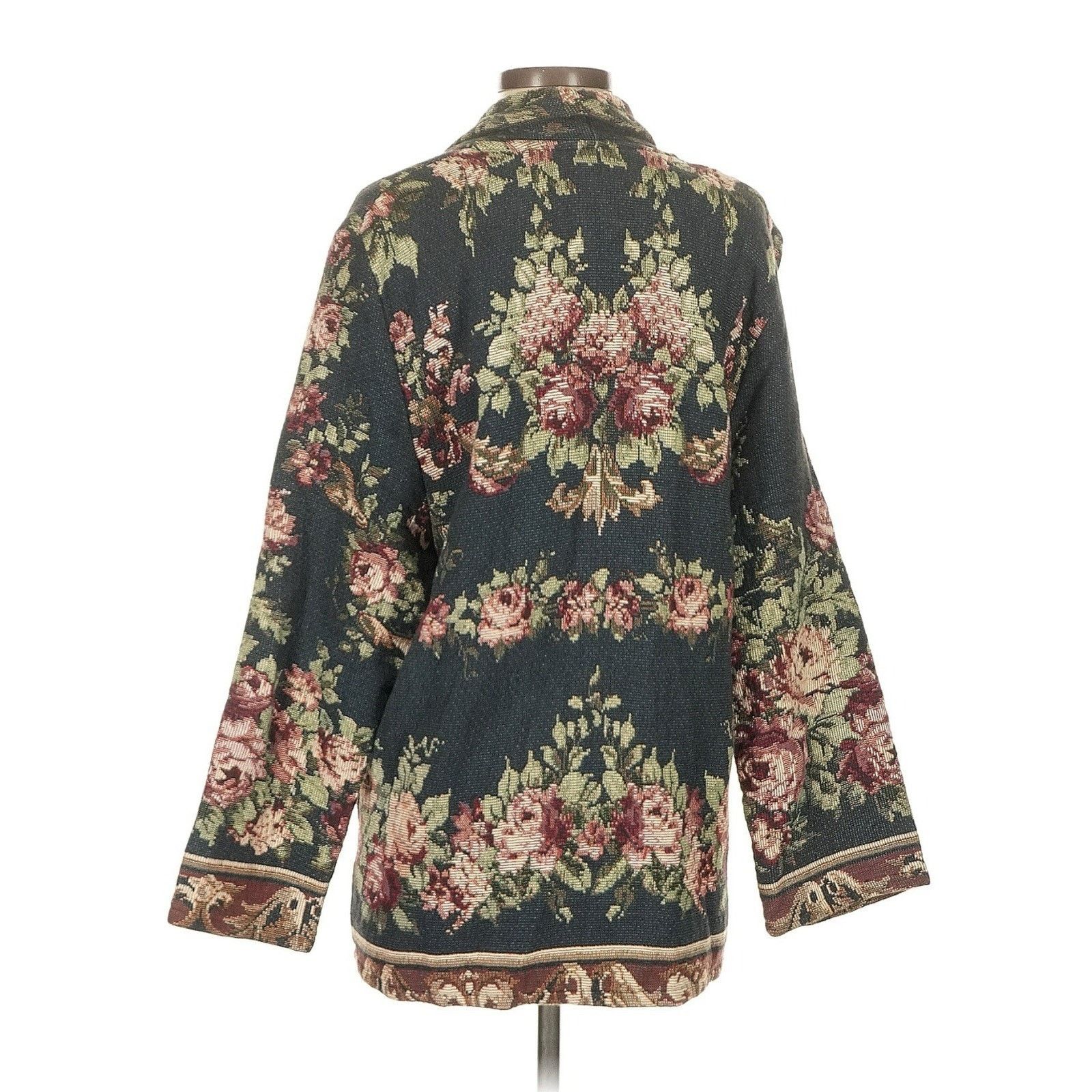Vintage sugar street weavers jacket Tapestry Rose Jacket Buttons S Size S / US 4 / IT 40 - 2 Thumbnail