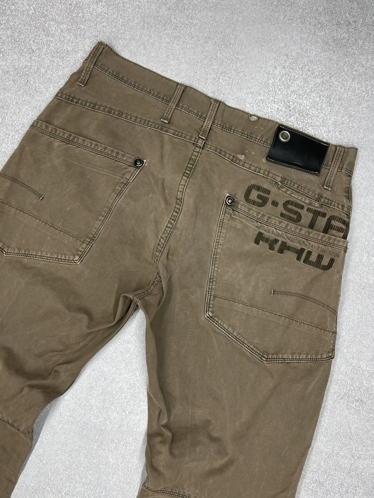 G-Star Vintage G Star Raw 3301 KBWG 100 Denim Pants Big Logo Y2K Size US 32 / EU 48 - 3 Thumbnail