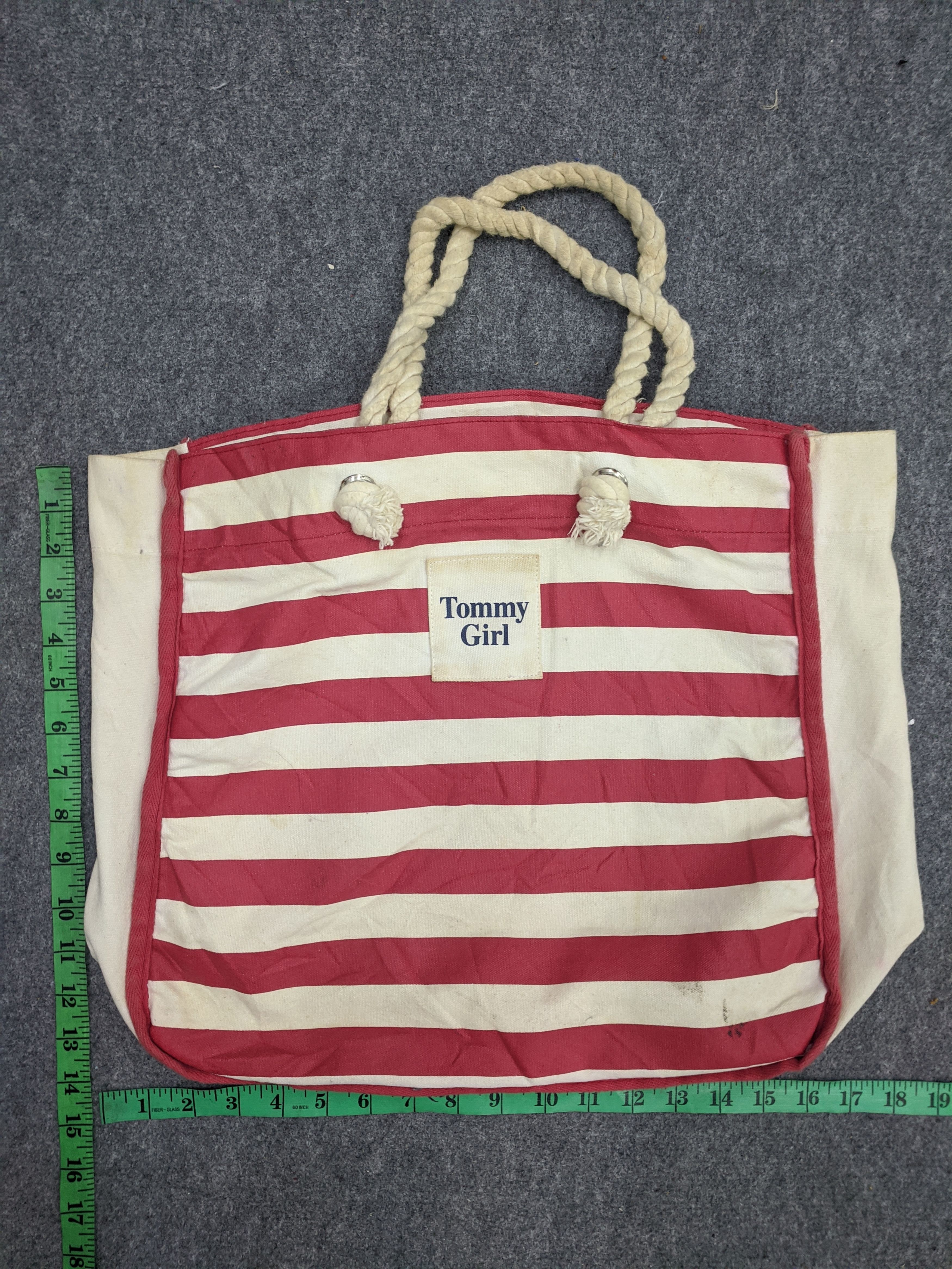 Tommy Hilfiger Tommy Girl Denim Tote Bag BG0002 Size ONE SIZE - 4 Thumbnail