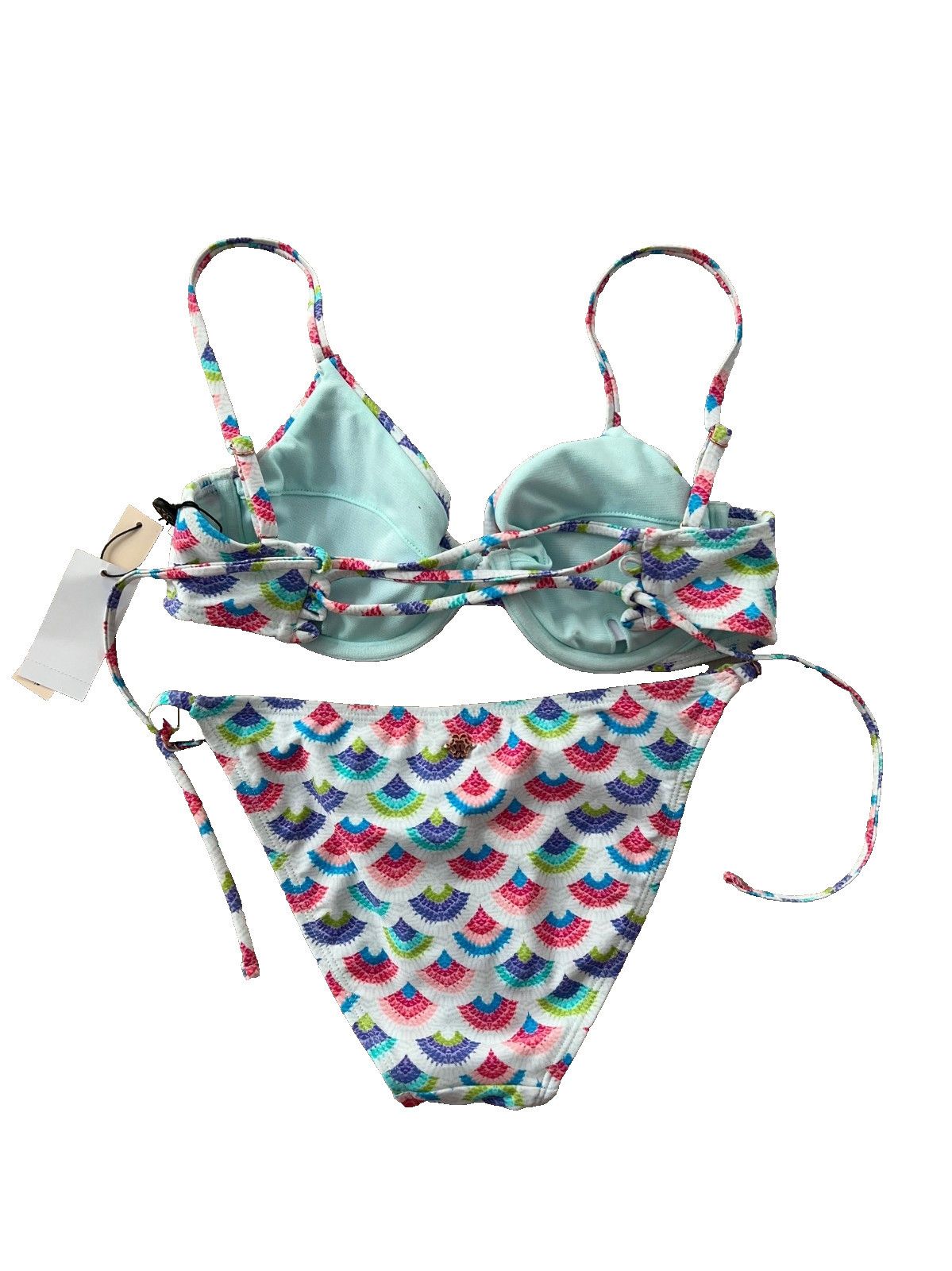Nanette Lepore Nanette Lepore Printed Crochet Molded Cup Bikini Set ( 4 ) Size S / US 4 / IT 40 - 2 Thumbnail