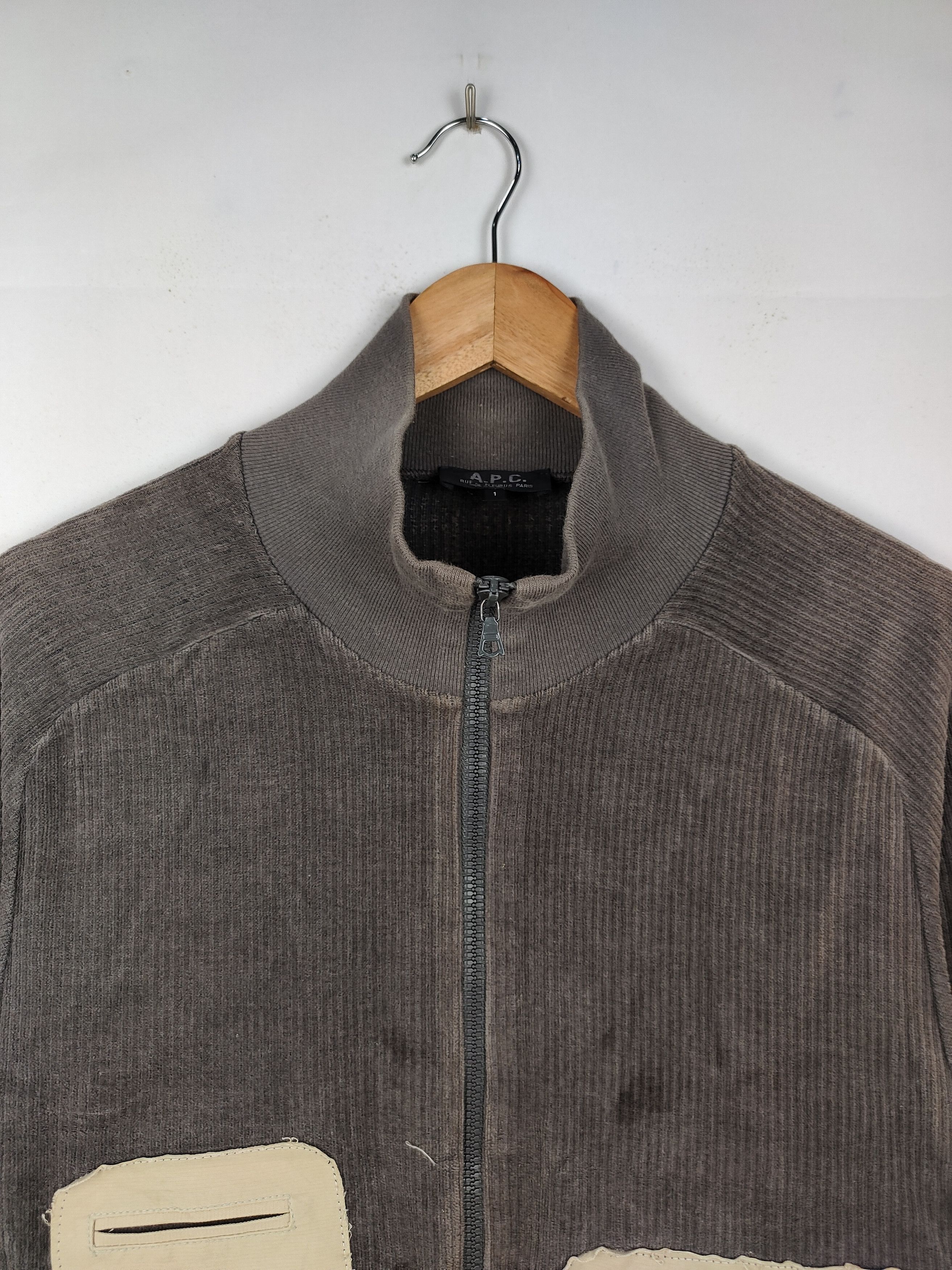 A.P.C. × Vintage Vintage A.P.C Zipper Jacket Custom Pocket Size US S / EU 44-46 / 1 - 2 Thumbnail