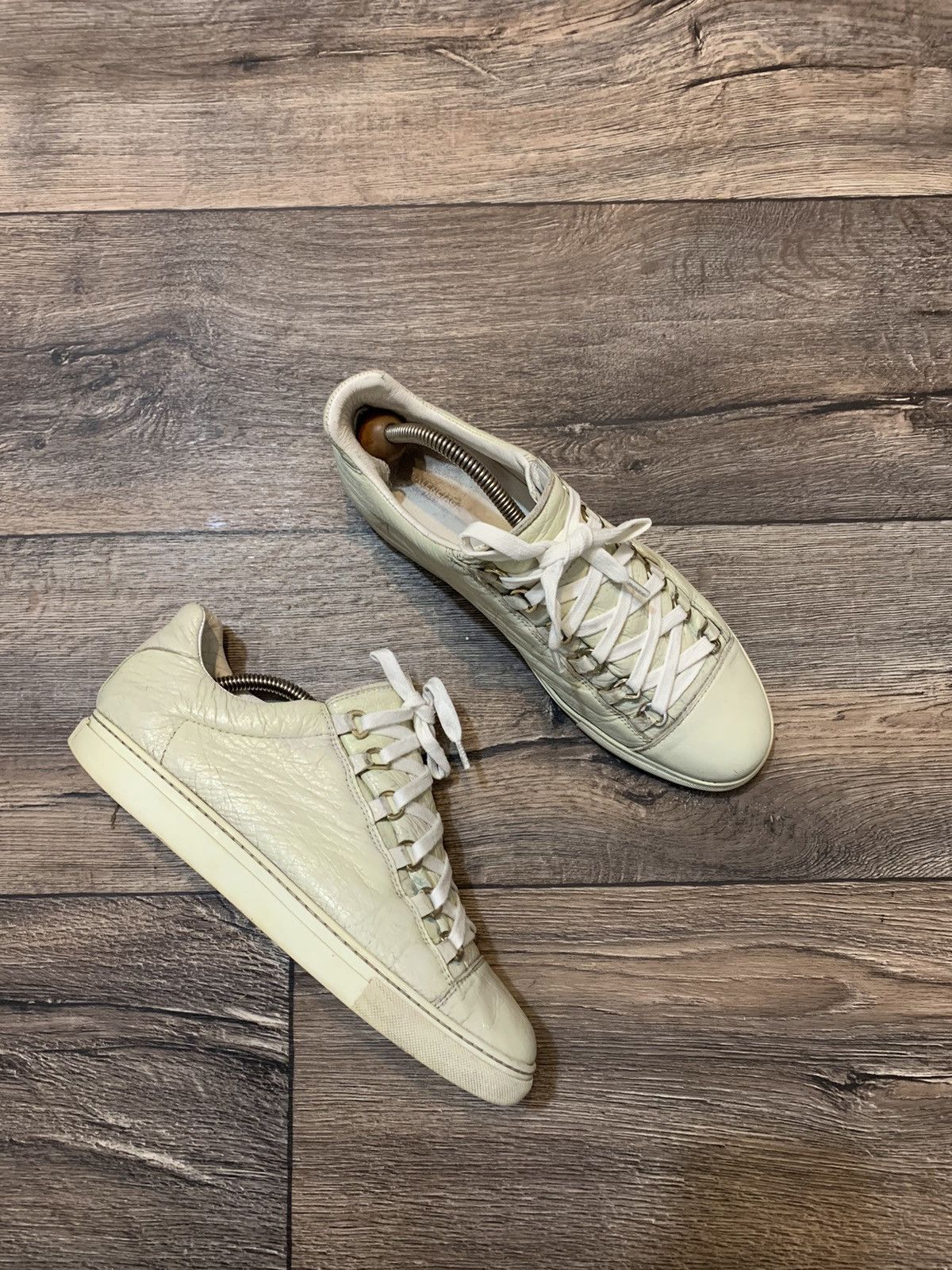Balenciaga arena low mens gold clearance