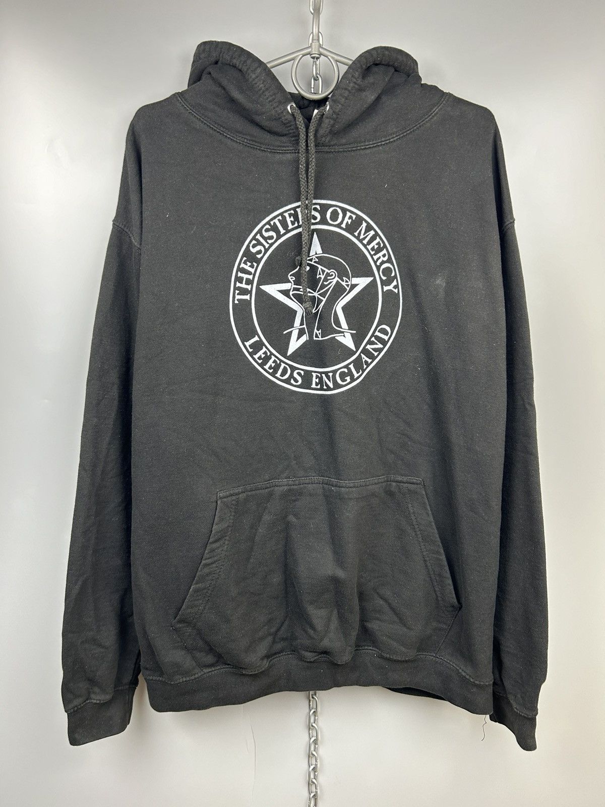 Band Tees × Vintage The Sisters Of Mercy Hoodie Leeds England Size US L / EU 52-54 / 3 - 1 Thumbnail