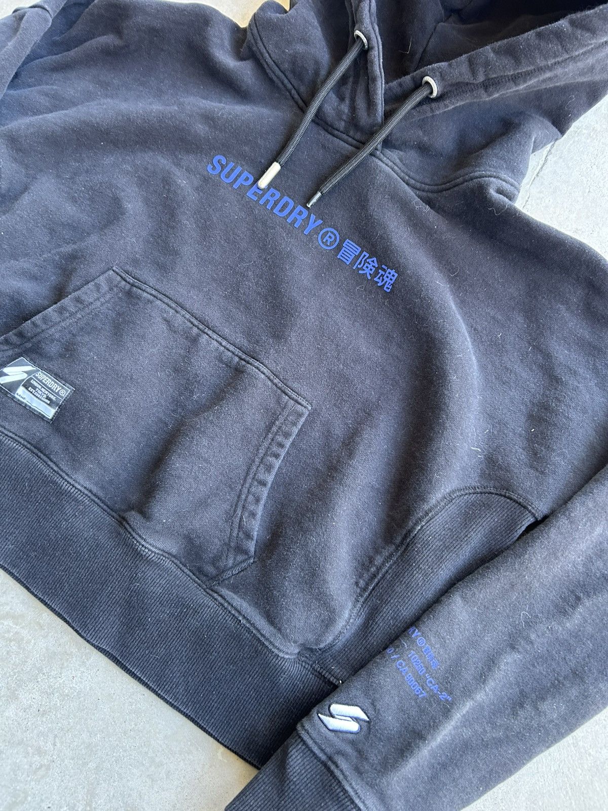Japanese Brand × Superdry Super-dry Essentials Spell Out Hoodie Size M / US 6-8 / IT 42-44 - 2 Thumbnail