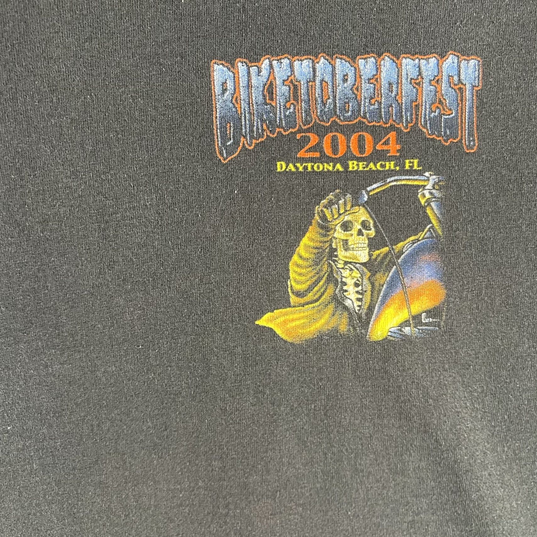 Vintage VINTAGE Biketoberfest Shirt Mens Large Black Daytona Beach 2004 Motorcycle Halloween 0 Size US L / EU 52-54 / 3 - 3 Thumbnail