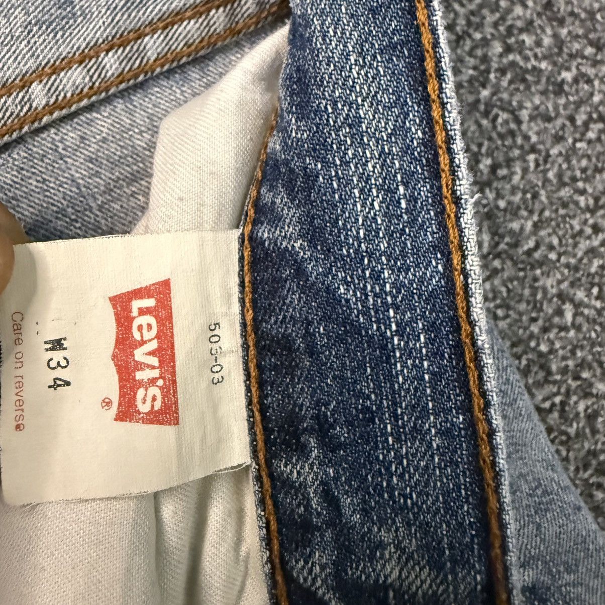 Levi's Vintage Clothing 🔥 Vintage Distressed Levis 503 Wideleg Denim Size US 34 / EU 50 - 14 Thumbnail