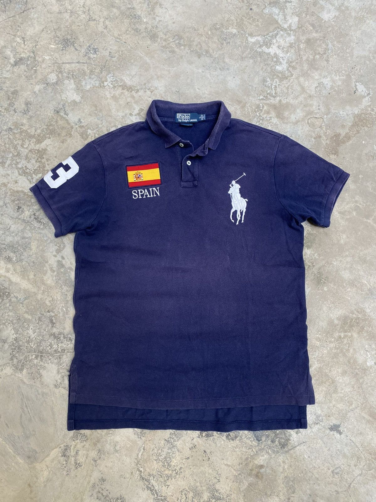 VTG Polo Ralph Lauren Spain Rugby Shirt Big Pony M