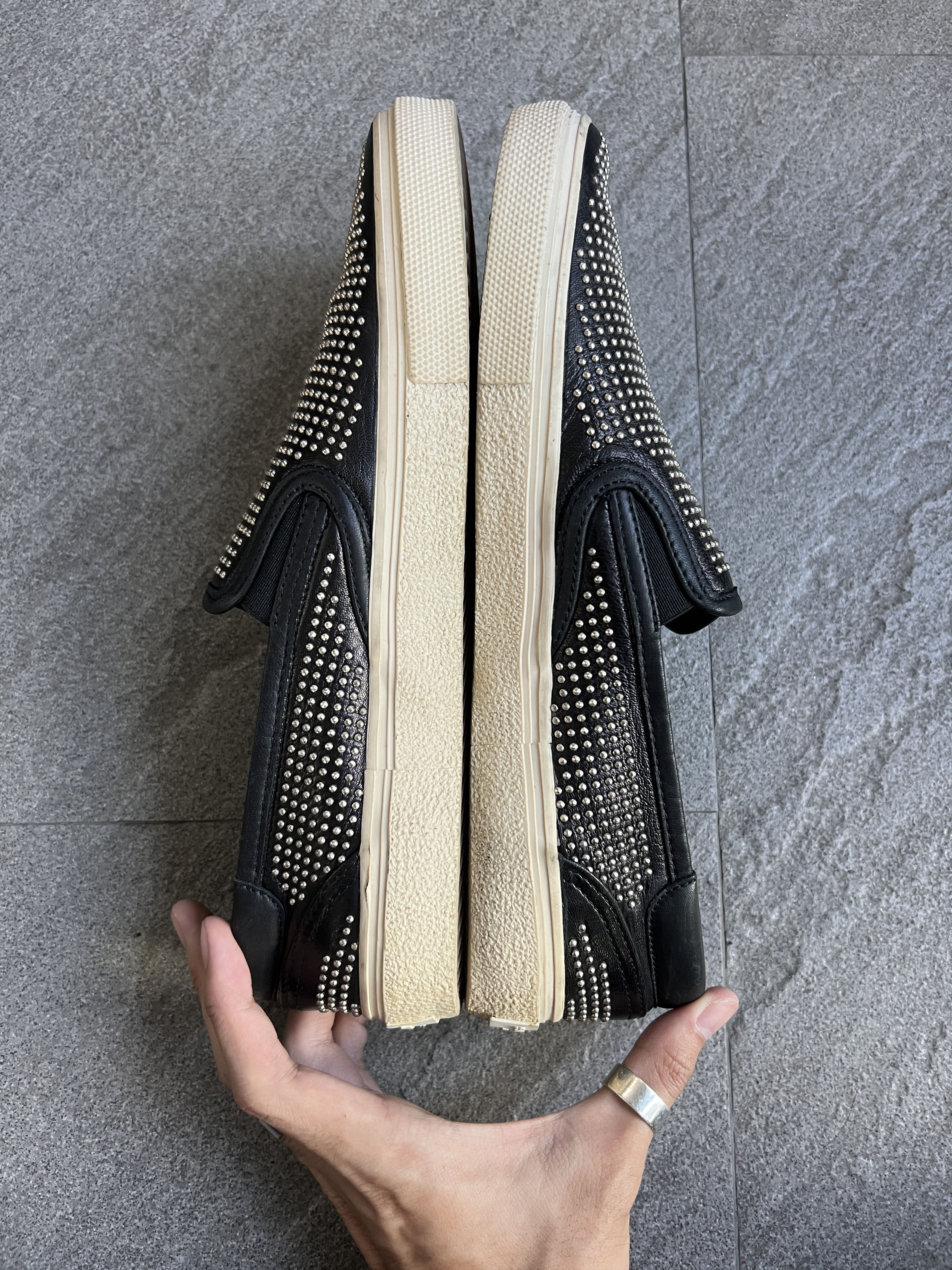 Saint Laurent Paris Saint Laurent Slip Ons Studded Hedi Slimane EU42 Size US 9 / EU 42 - 8 Thumbnail