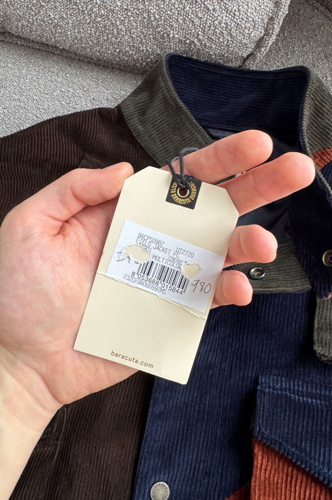 Baracuta BARACUTA Four Climes Corduroy Field Jacket fits L RRP1300$ Size US L / EU 52-54 / 3 - 9 Thumbnail