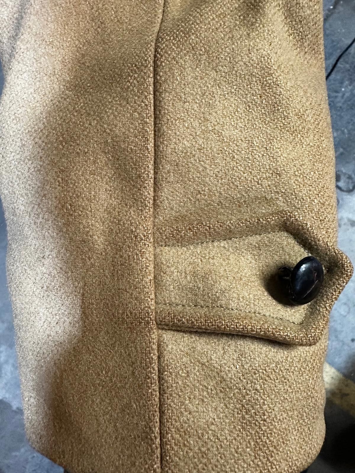 Other 1950s Lakeland Camel Wool Coat w/ Mouton Collar 42 Size US L / EU 52-54 / 3 - 5 Thumbnail