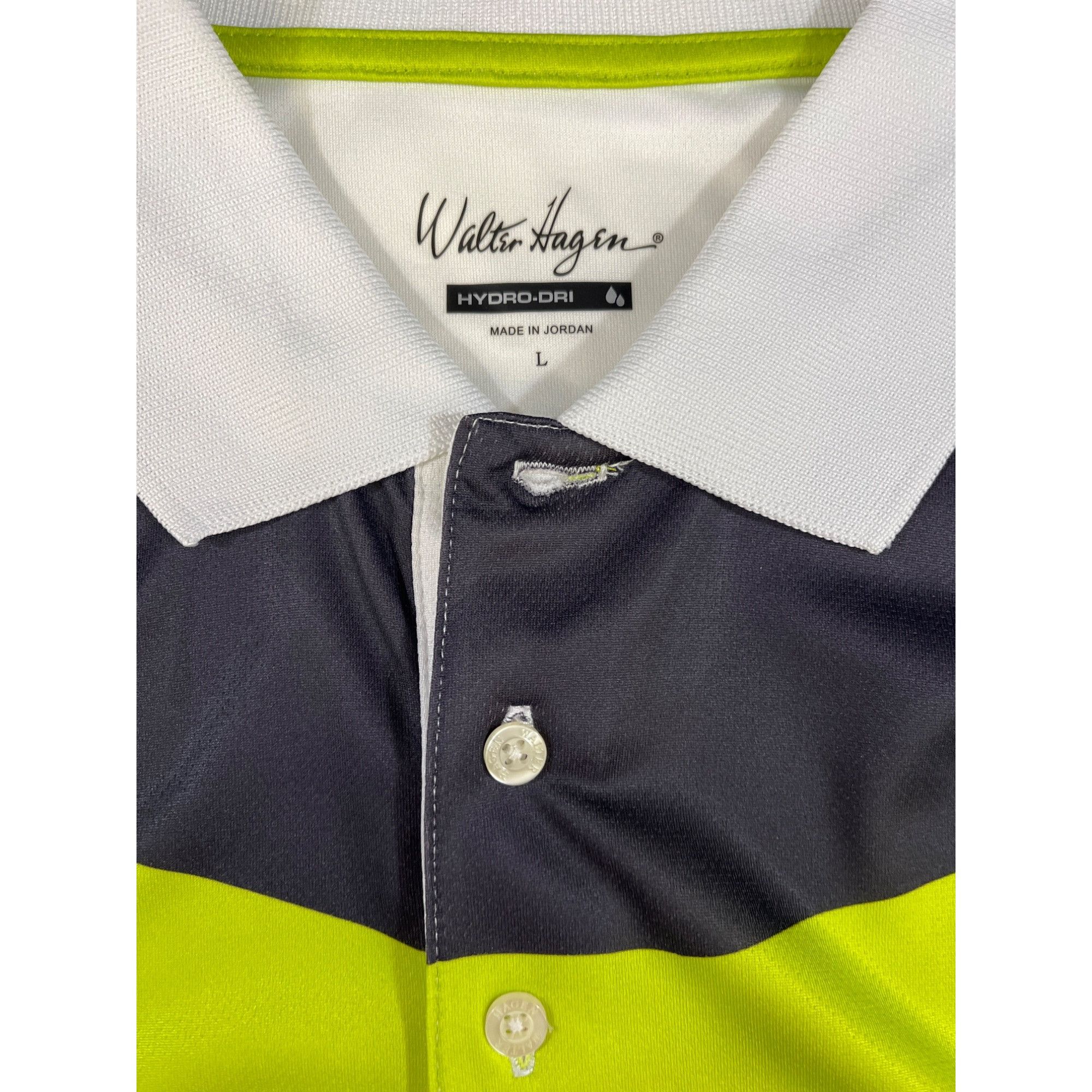 Other Walter Hagen Mens white Performance Golf Polo Size L SKU 706 Size US L / EU 52-54 / 3 - 4 Thumbnail