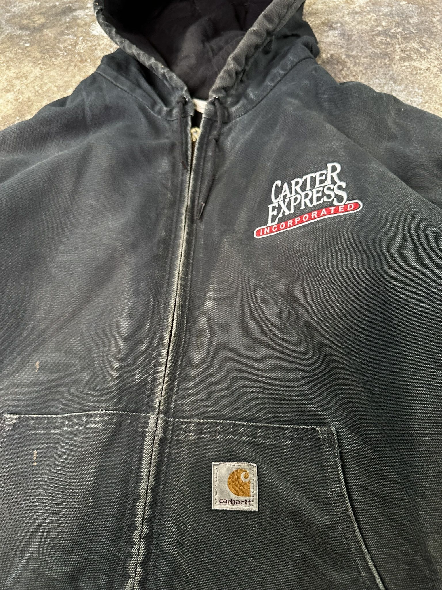 Carhartt Vintage Carhartt Active Workwear Jacket Trashed Distressed Size US XXL / EU 58 / 5 - 5 Thumbnail
