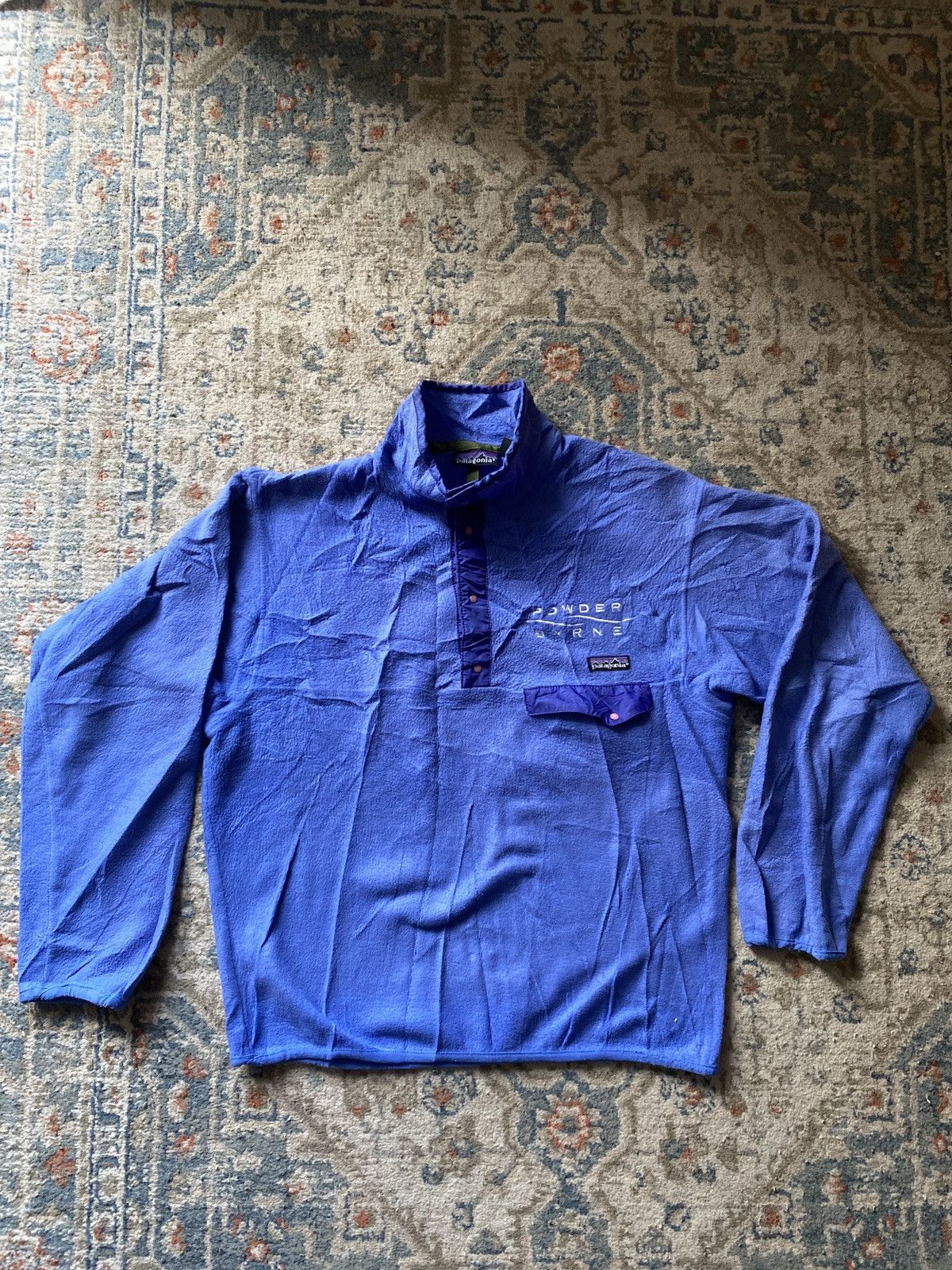 image of Patagonia Powder Byrne Fleece Jacket in Blue, Men's (Size Medium)