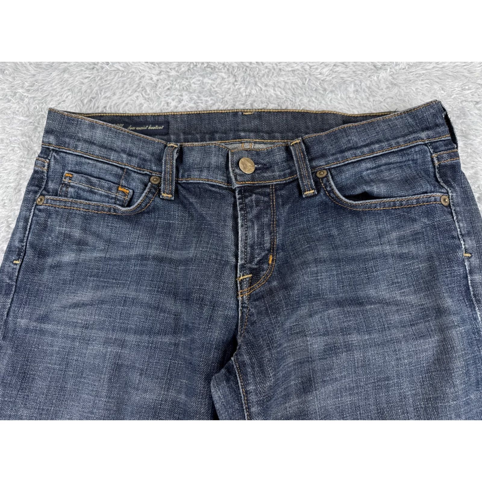 Citizens Of Humanity VINTAGE Citizens of Humanity Jeans Women 29 Blue Denim Kelly 001 Bootcut 29x33 Distressed Pockets Modern Western 29 Women Size 29" - 4 Thumbnail