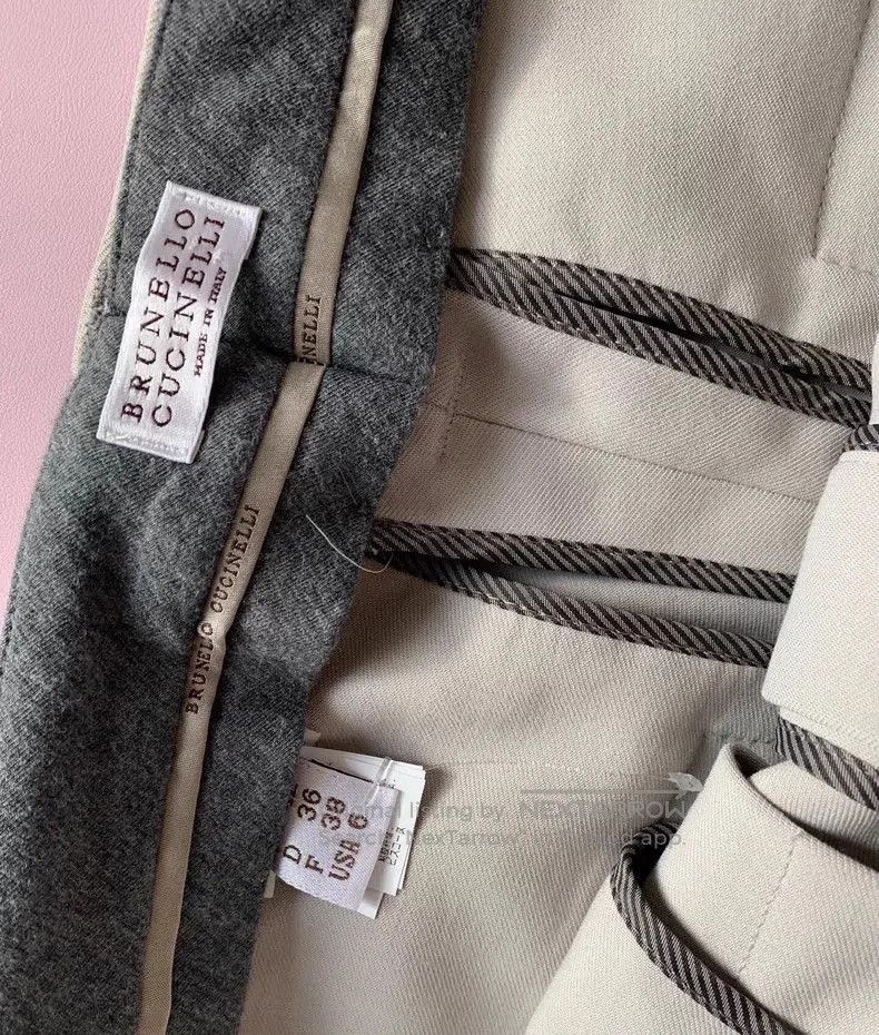 Brunello Cucinelli Brunello Cucinelli Wool Trousers. Size US 26 / EU 42 - 5 Thumbnail